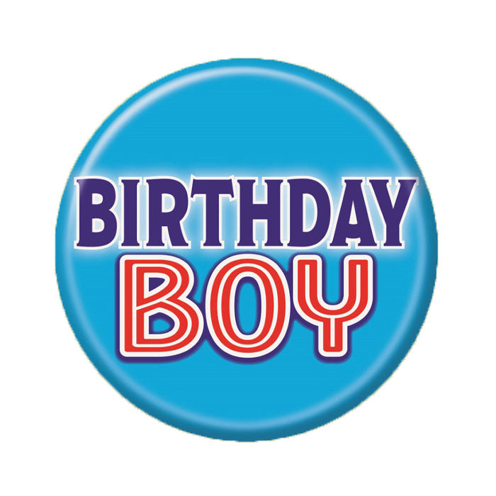 Birthday Boy Badge - Fun & Colorful Birthday Party Pin for Boys - Perfect for Birthday Celebrations, School Events & Special Occasions