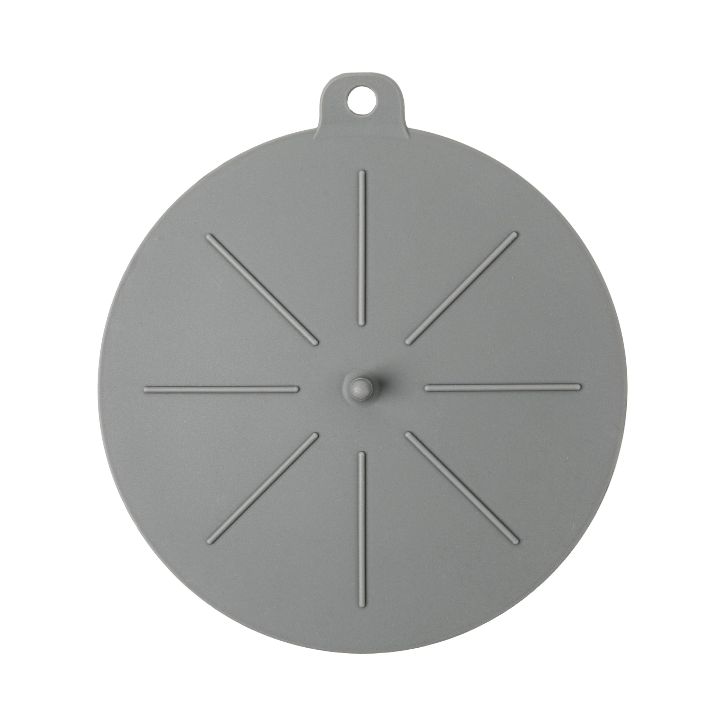 Universal Silicone Sink Stopper with Strong Suction - 6 Inch Leakproof Drain Plug for Kitchen, Bathroom & Bathtub - BPA-Free, Reusable, Durable - Clay Gray - Perfect for Washing Dishes, Hair Washing & Baby Bathing