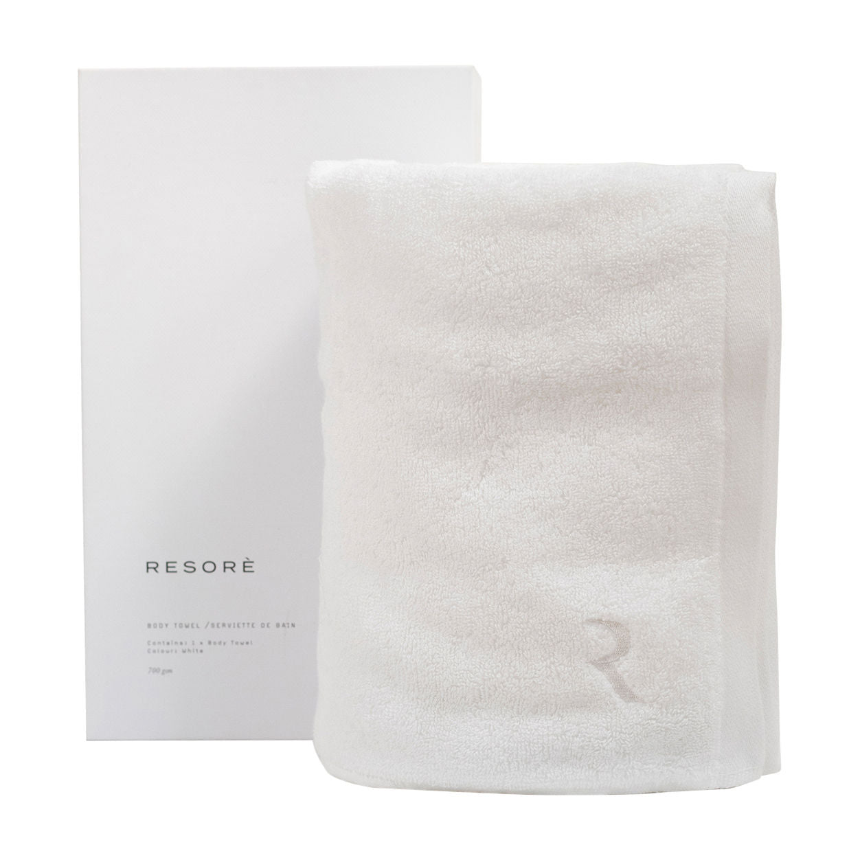 Resore Body Towel - Super Absorbent Microfiber Quick Dry Bath Towel for Gym, Yoga & Travel - Soft & Lightweight for Sports, Spa & Beach Use
