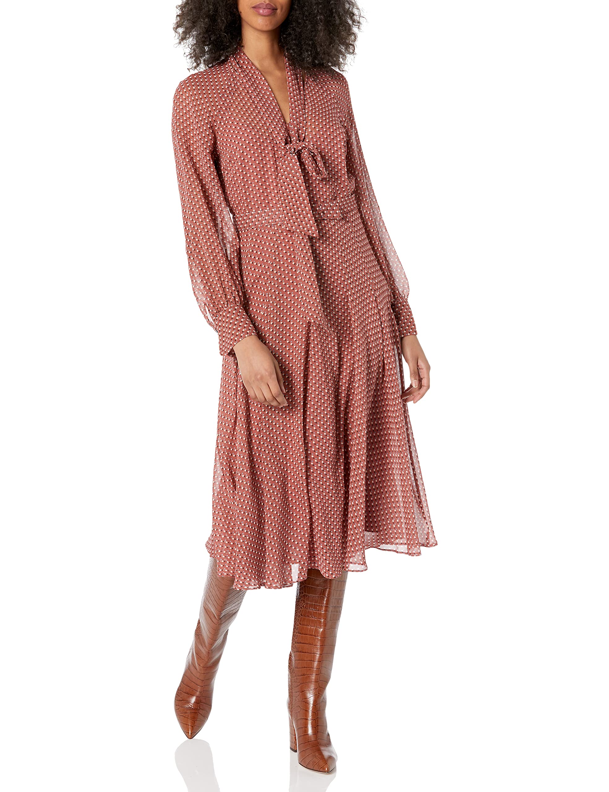 Women's Pascale Dress - Elegant Flowy Midi Dress for Casual & Office Wear | Perfect for Summer Outfits, Date Nights & Special Occasions