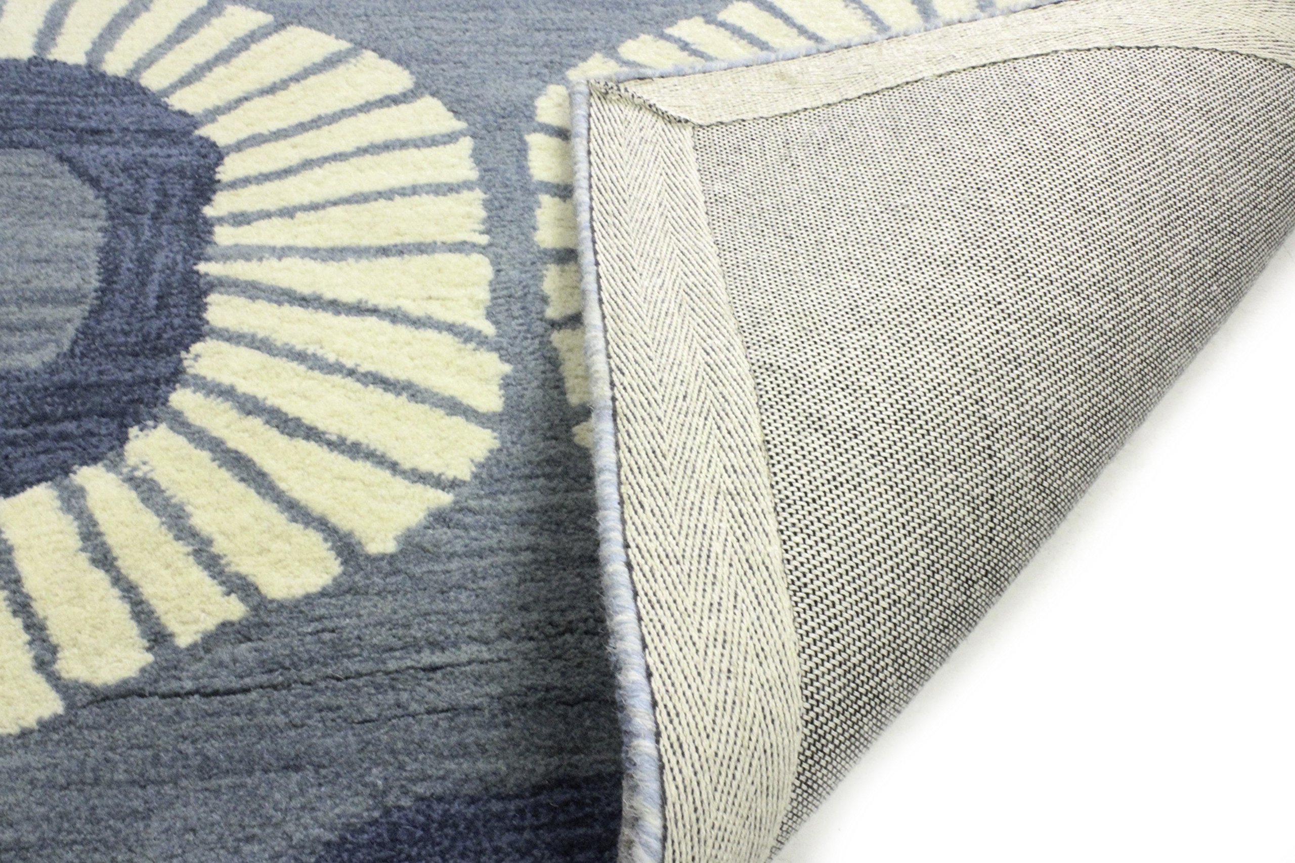 Bashian Soft Plush Area Rug 8.6x11.6 Feet Light Blue - Perfect for Living Room, Bedroom & Home Decor