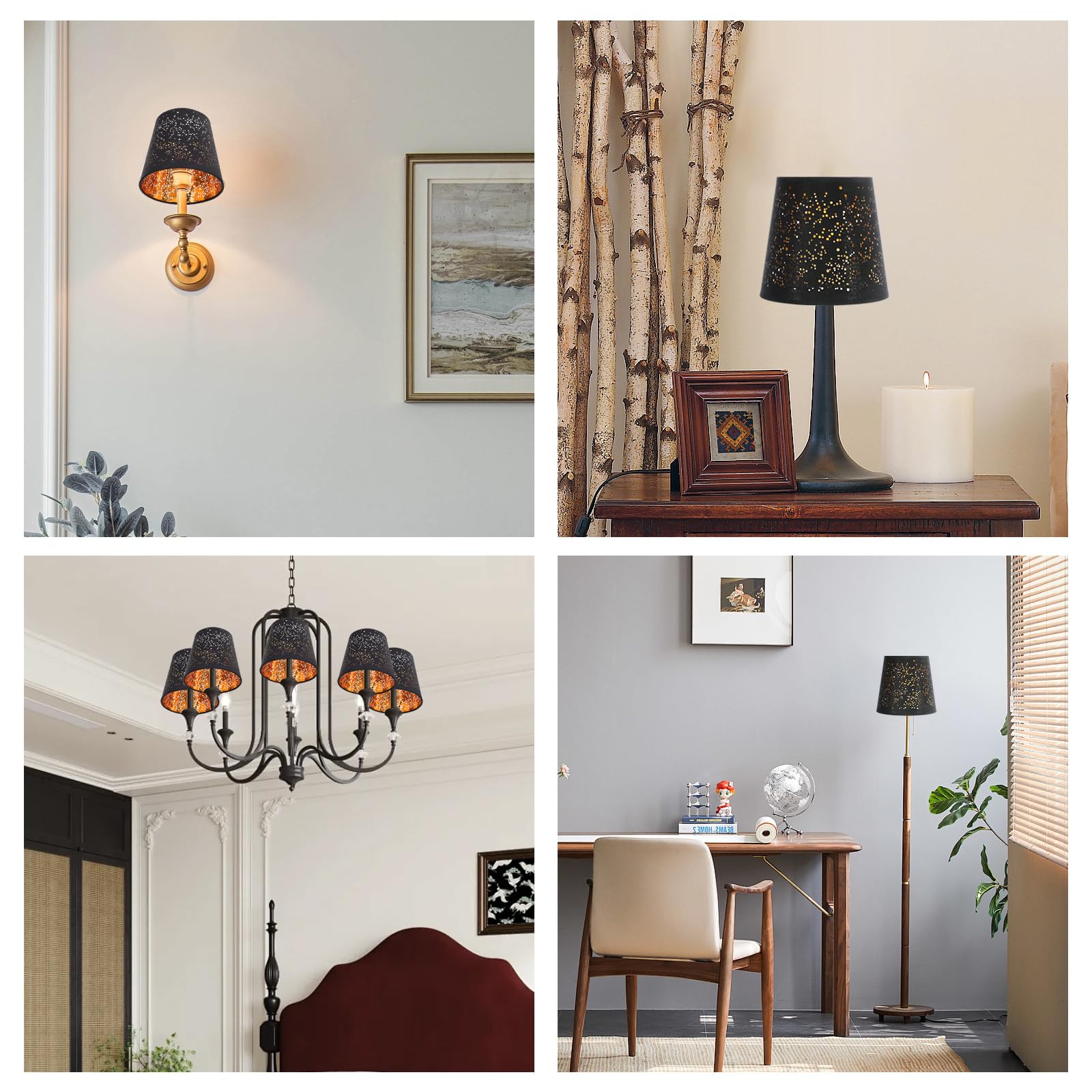 Stylish Downlight Shades for Table Lamps, Pendants, Wall & Floor Lamps - Perfect for Living Room, Bedroom & Office Lighting Decor