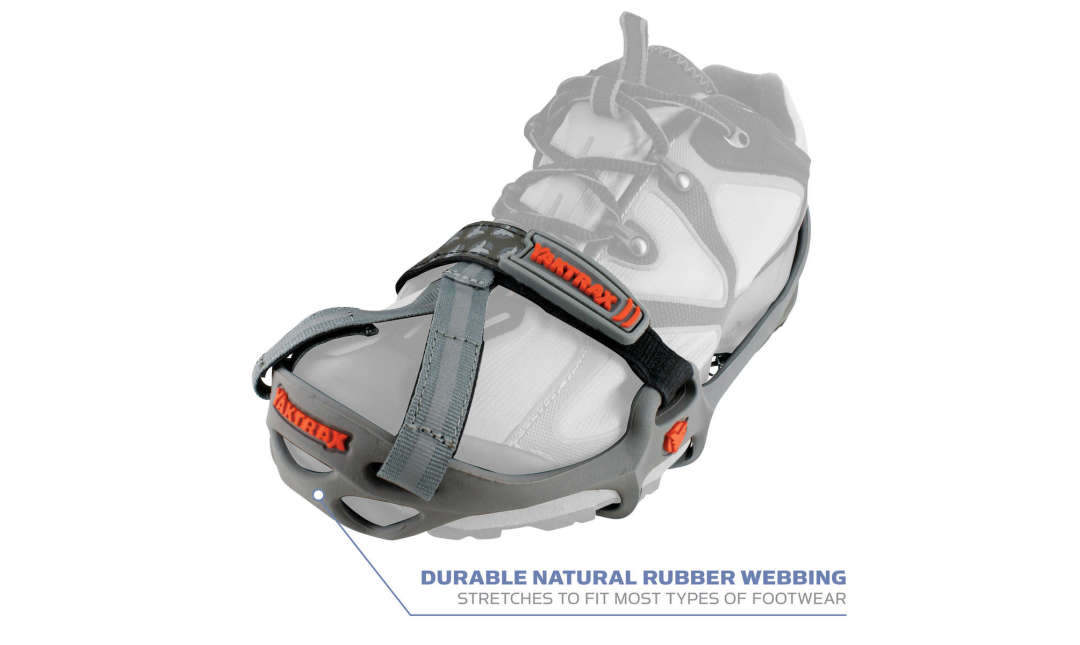 Yaktrax Run Traction Cleats for Running & Walking on Ice & Snow - Non-Slip Ice Grippers for Shoes - Winter Outdoor Sports & Hiking Gear