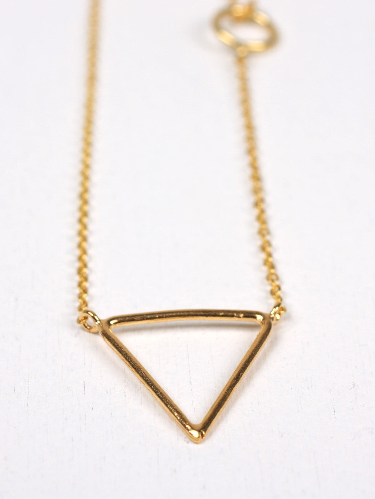 14K Gold Pyramid Necklace for Women - Elegant Layering Pendant for Everyday Wear & Special Occasions