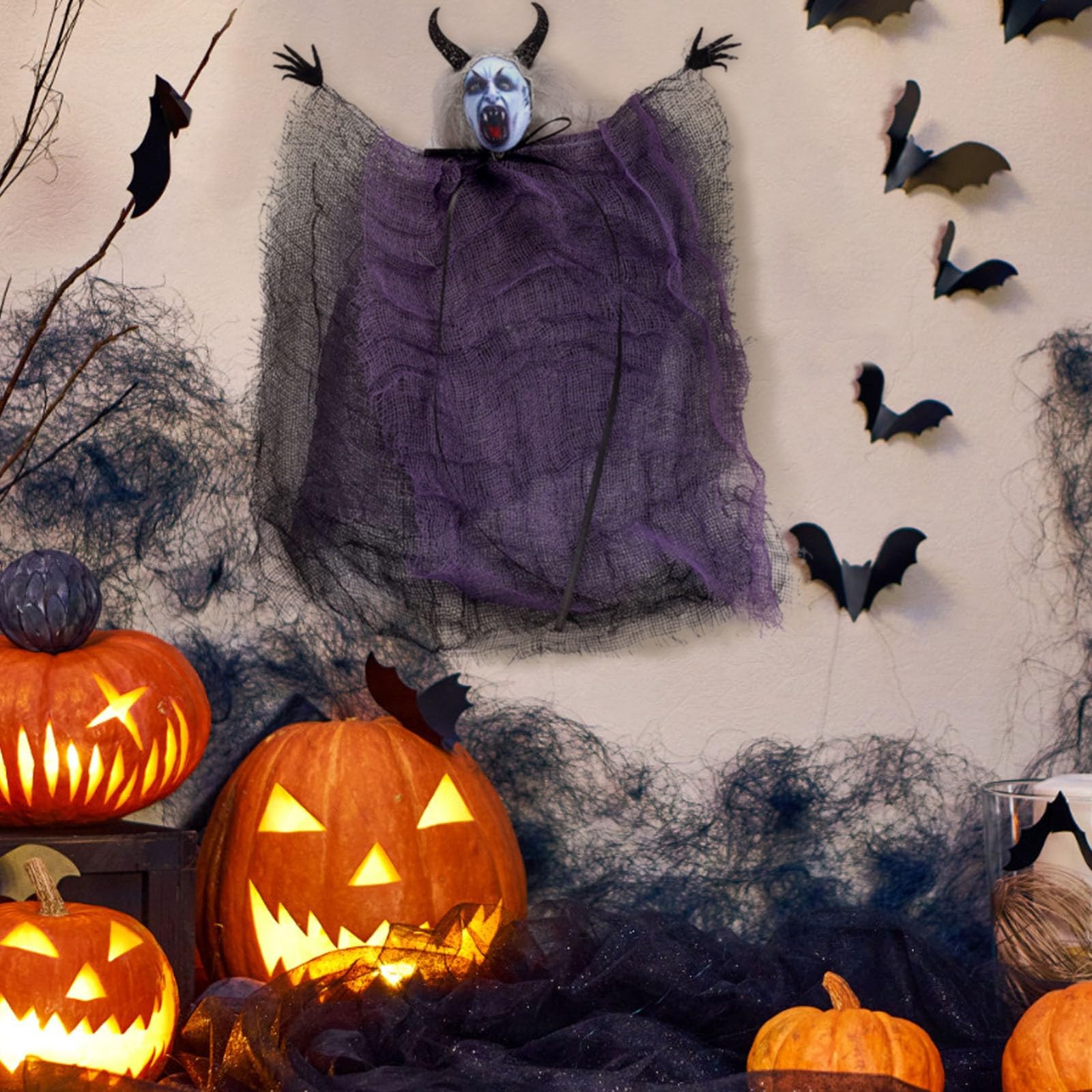 Spooky Halloween Decorations - Scary Ghost Props, Haunted House Decor & 99 Cent Deals for Halloween Party, Front Yard & Pool Decorations | Perfect for Halloween Parties, Trick or Treat & Haunted House Themes