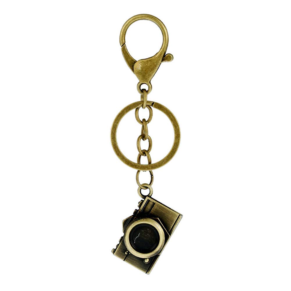 Alloy Camera Keychain - Durable Key Holder for Keys & Decor