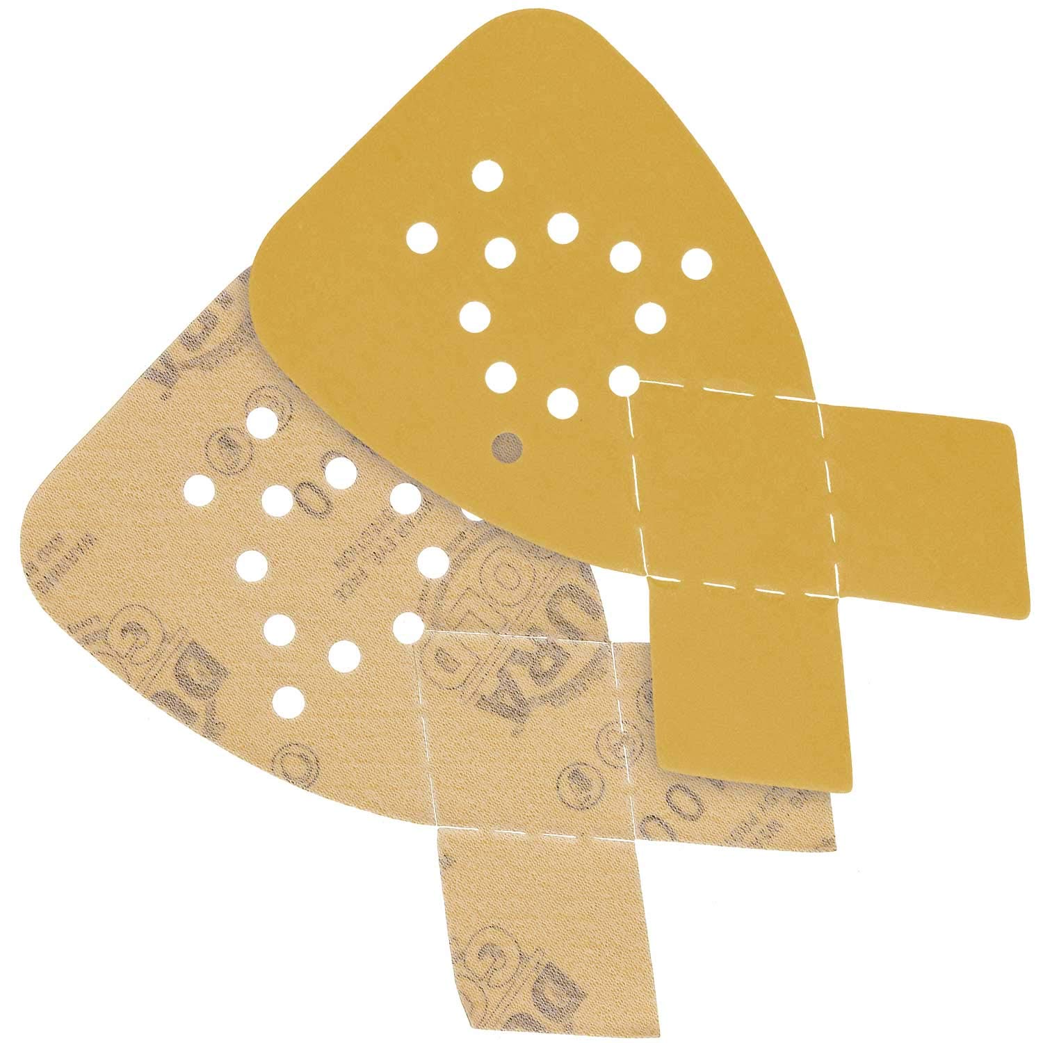 Premium 400 Grit Triangle Sanding Discs - 24-Pack Hook & Loop Mouse Detail Sander Sheets for Woodworking & Auto Body - Compatible with Black & Decker - Perfect for Fine Sanding, Wood Crafts & Automotive Detailing