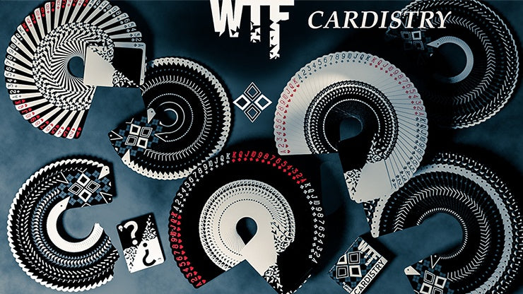WTF Cardistry Spelling - Premium Playing Cards for Magic Tricks & Card Flourishing | Perfect for Cardists, Magicians & Beginners