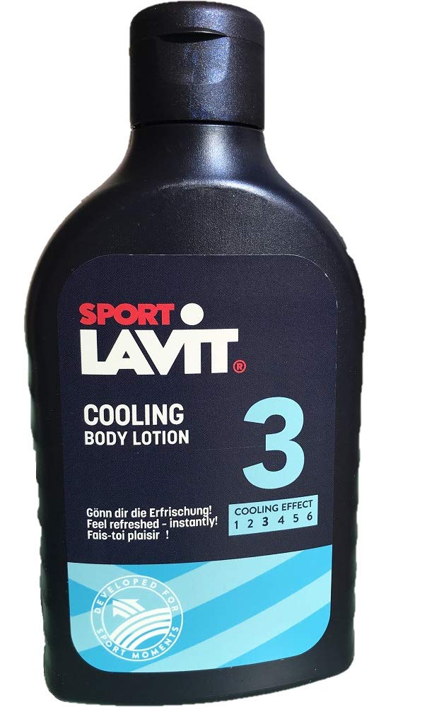 SPORT LAVIT® Cooling Body Lotion 250ml - Refreshing & Hydrating Moisturizer for Post-Workout, Sunburn Relief & Summer Skin Care
