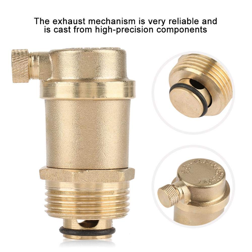 Wytino Air Vent Valve - Automatic Air Release Valve for Solar Water Heaters, Pressure Relief Valve for Water Tanks & Heating Systems - Prevents Air Lock & Improves Efficiency
