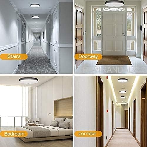 RAVIRANDAL Wireless Motion Sensor Light with USB Charging - Self Adhesive LED Magnetic Night Light for Home, Closet, Stairs & Hallway - Rechargeable Motion Activated Lighting (1 Pack)