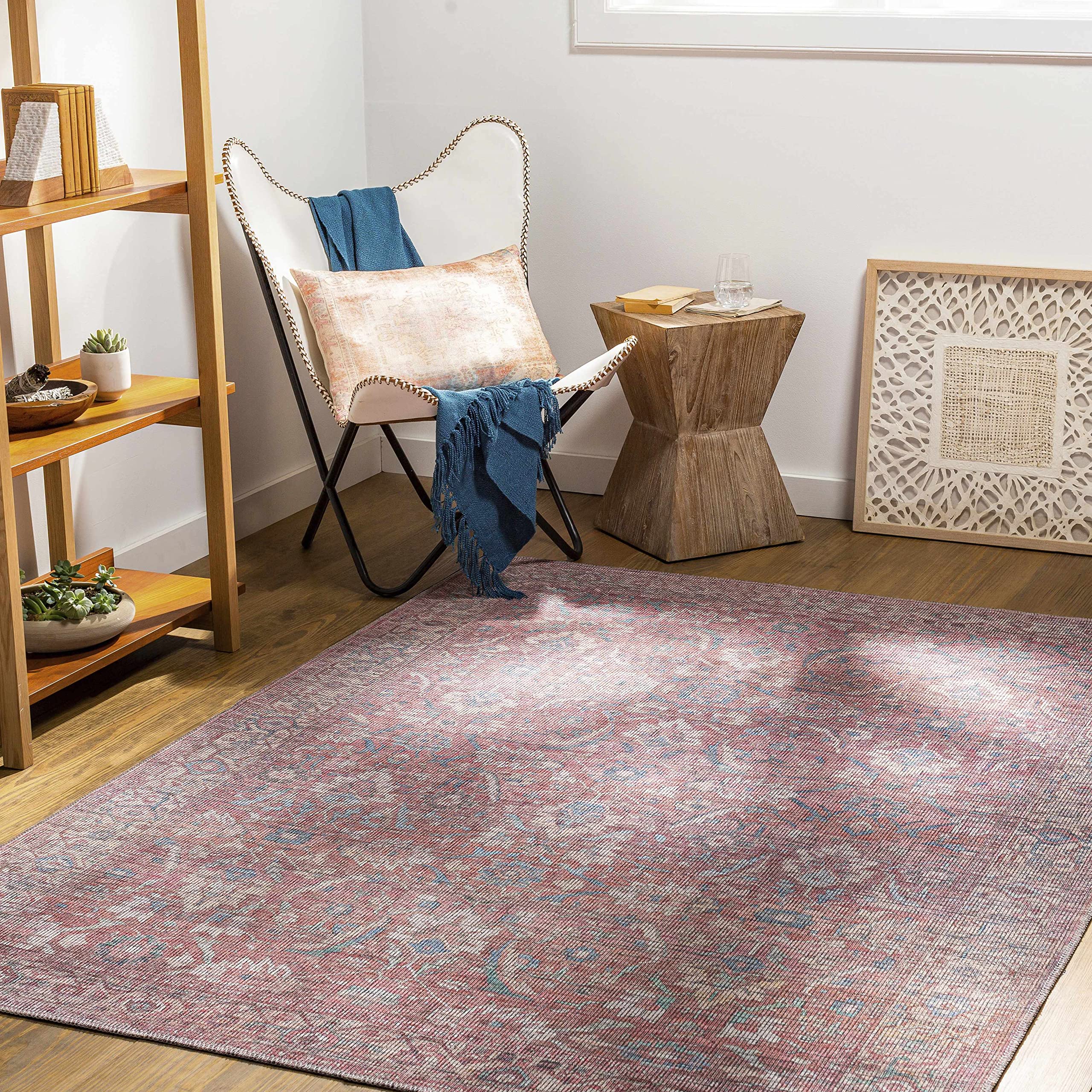 Amio 2.7' x 12' Modern Area Rug - Soft Non-Slip Living Room Carpet for Bedroom, Dining Room, and Home Decor