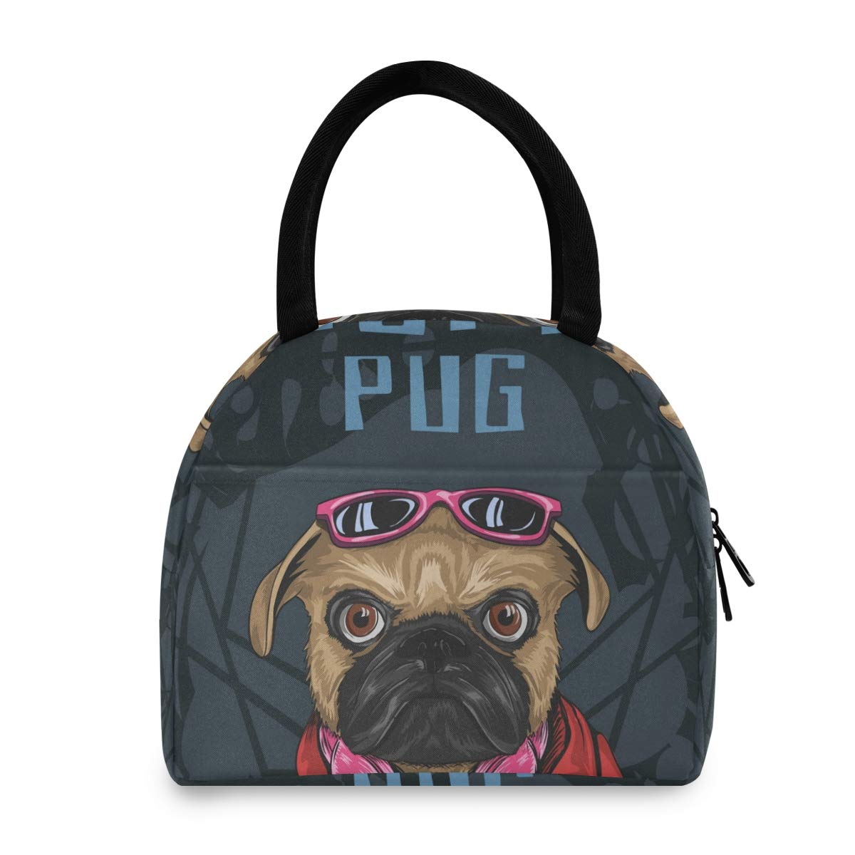 Insulated Dog-Themed Lunch Box for Men & Women - Freezable Wide-Open Lunch Bag for Work, Office, School, Picnic | Perfect for Pet Lovers & Daily Commute