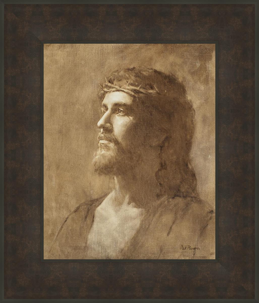 King of Kings by Del Parson - Premium Religious Wall Art for Home & Church Decor - Perfect for Living Rooms, Bedrooms & Worship Spaces