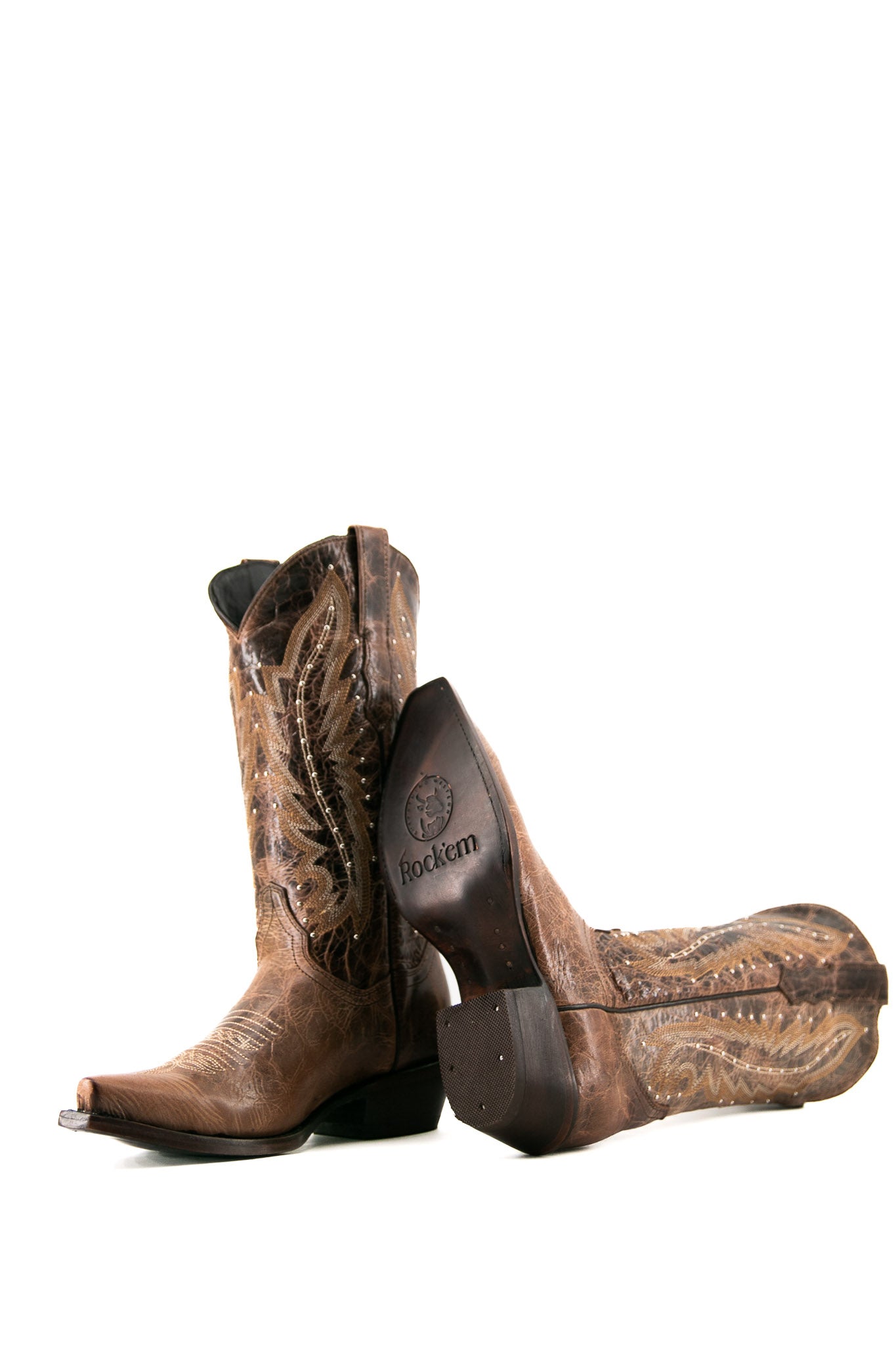 Lucero Snip Toe Cowgirl Boots for Women - Western Style Ankle Boots with Pointed Toe & Leather Upper - Perfect for Country Dancing, Rodeo, and Casual Outfits