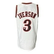 Authentic Allen Iverson Signed White NBA Basketball Jersey - JSA Certified - Perfect for Collectors, Fans & Sports Memorabilia Displays