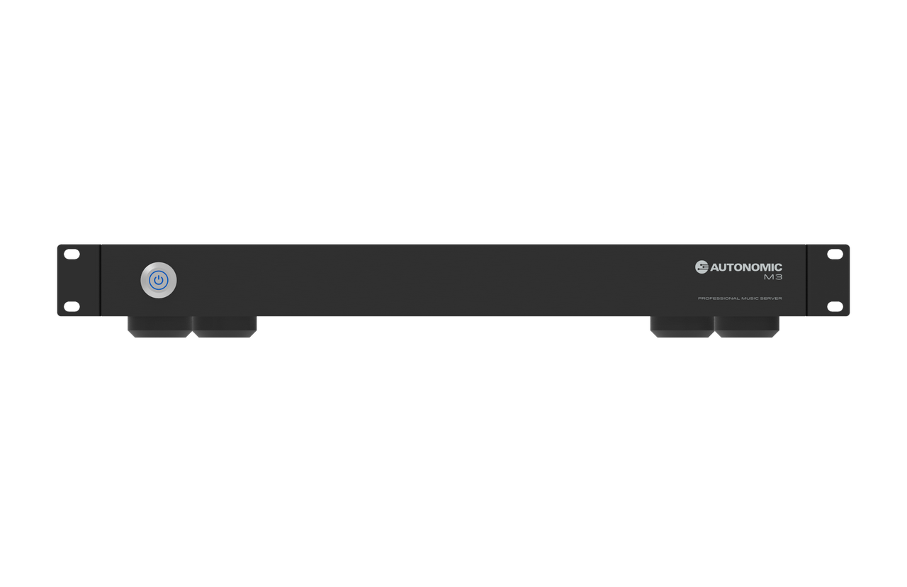 Autonomic M3 Music Server - High-Performance Home Audio Streaming Device for Multi-Room Music & Smart Home Integration | Perfect for Living Rooms, Home Theaters & Whole-House Audio Systems