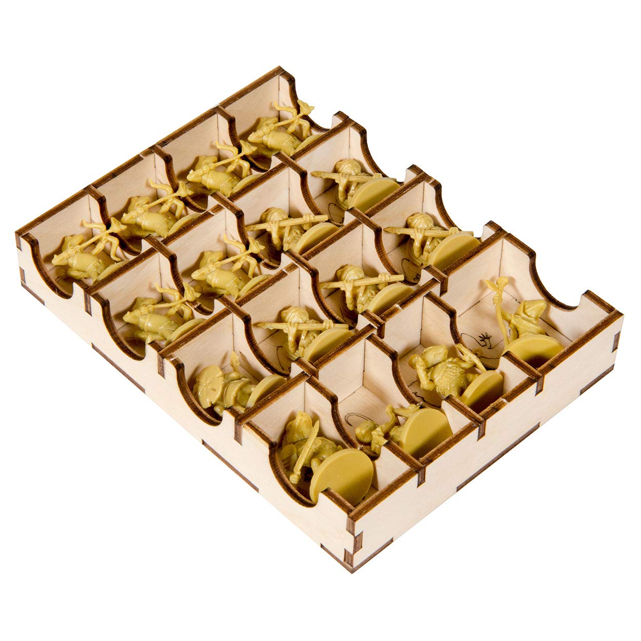 The Broken Token Mice and Mystics Downwood Tales Expansion - Premium Wooden Game Organizer with Storage Box, Trays, Boards & Tiles | Perfect for Board Game Enthusiasts & Organized Game Nights
