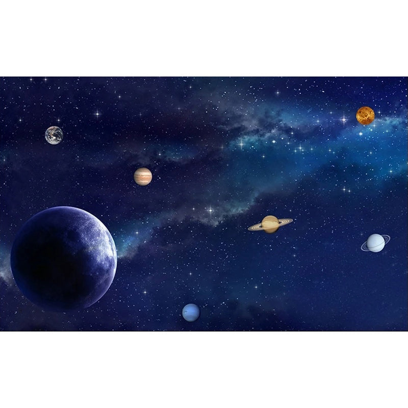 Space Adventure Nursery Wallpaper - Outer Space Themed Kids Room Decor for Baby & Toddler Bedroom - Perfect for Astronaut & Galaxy Themed Nurseries