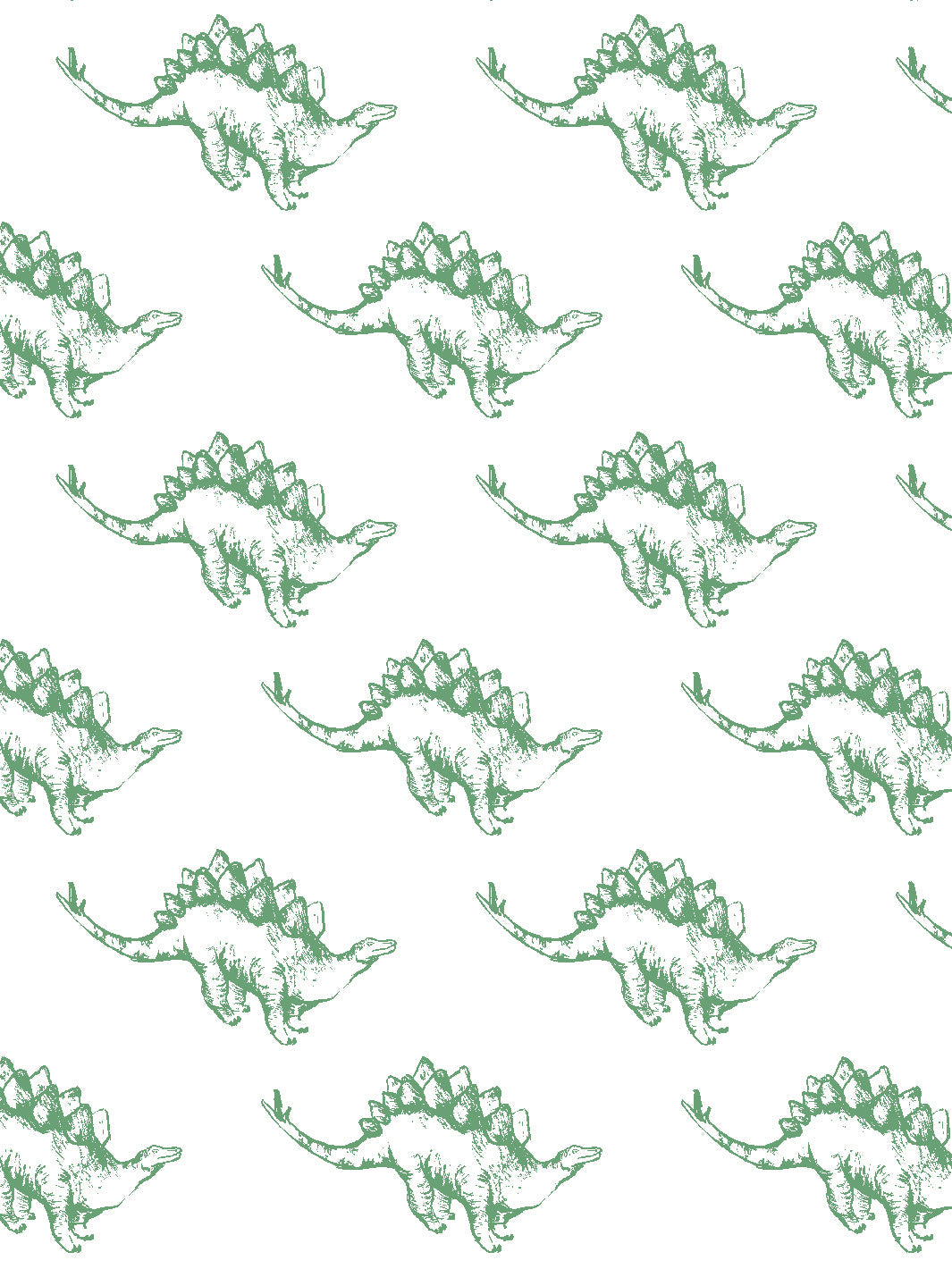 Dinos Green Wallpaper by Tea Collection - Premium Peel & Stick Wallpaper for Kids' Room, Nursery, or Playroom Decor