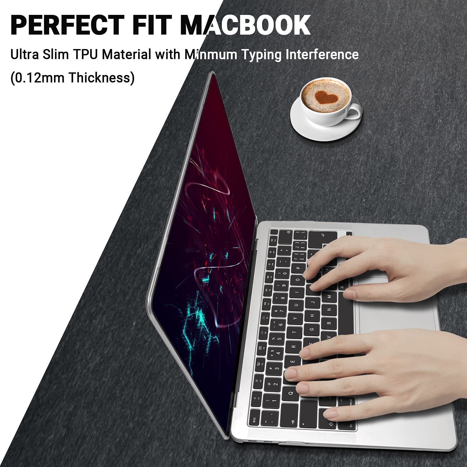 ZYB TPU Keyboard Protector for 2022-2024 MacBook Air 13.6