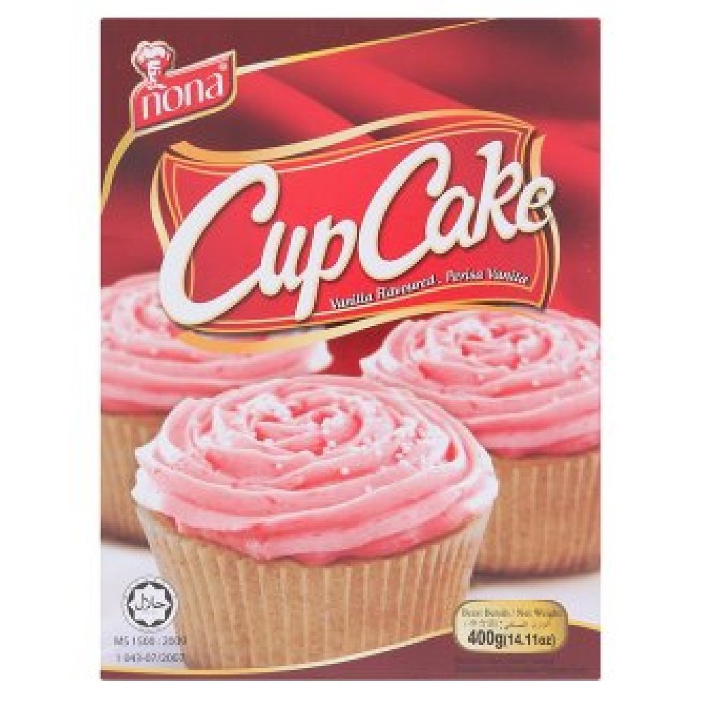 Nona Cake Flour 400g (Vanilla Cup, 9 Pack) - Premium Baking Flour for Cakes, Cupcakes & Desserts | Perfect for Home Bakers & Professional Chefs