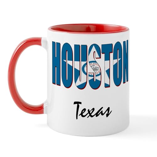 White/Red Inside - Houston Mug