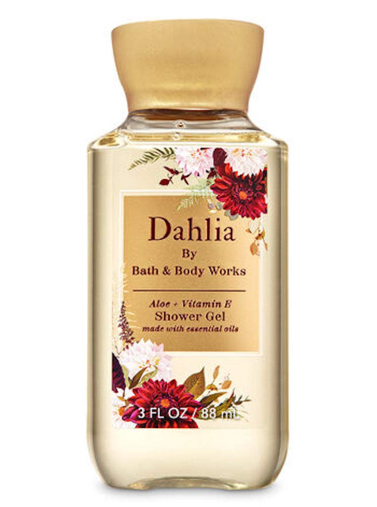 Bath and Body Works Travel Size Shower Gel - 3 fl oz Moisturizing Body Wash with Dahlia Fragrance | Perfect for Gym, Travel & On-the-Go Skincare