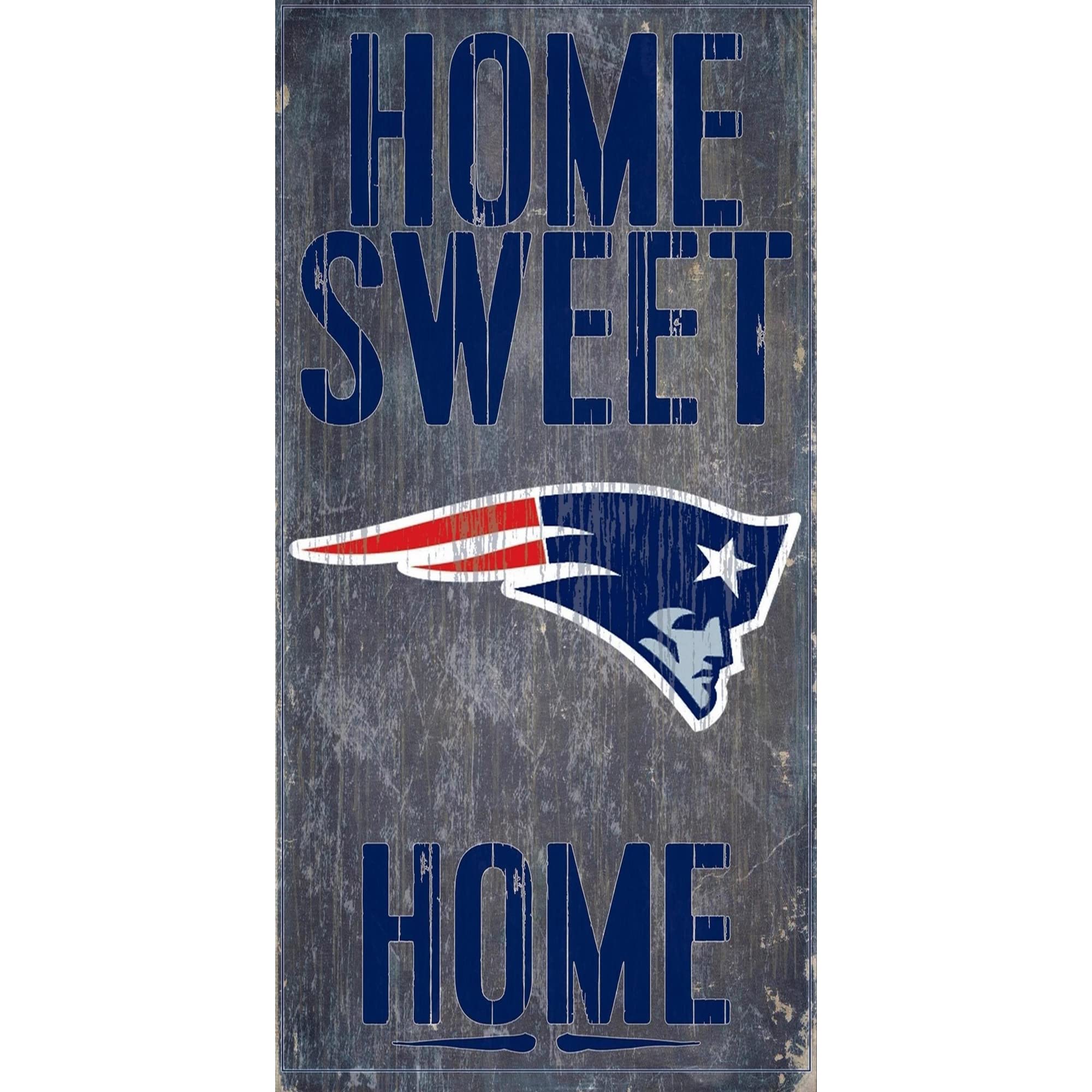Tennessee Titans 6x12 Inch Wooden Home Sweet Home Sign - Perfect for Game Room, Man Cave & Titans Fan Gifts