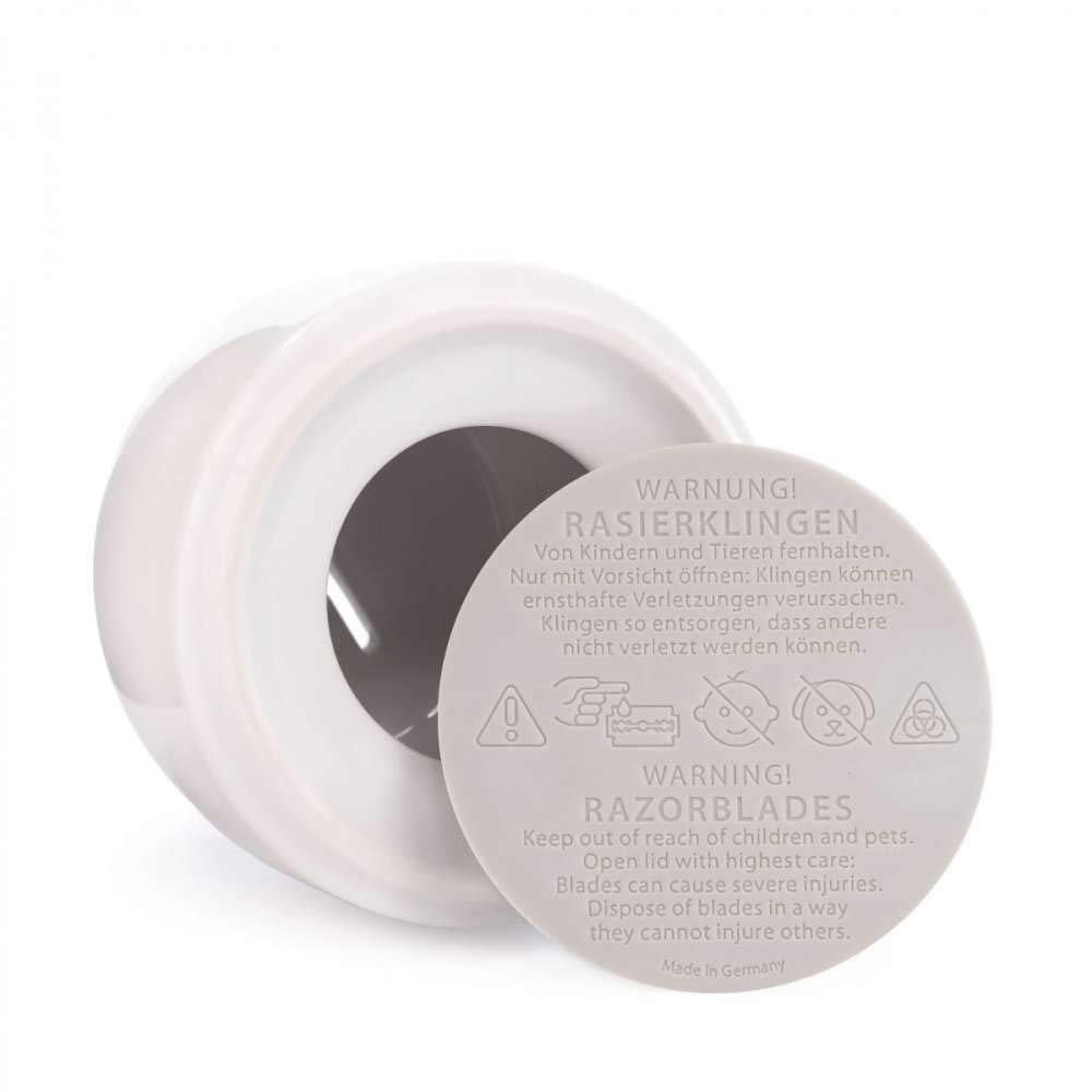 Mühle Stainless Steel Blade Bank for Safe Razor Blade Disposal | Eco-Friendly Shaving Accessory | Perfect for Home, Travel & Barber Shop Use