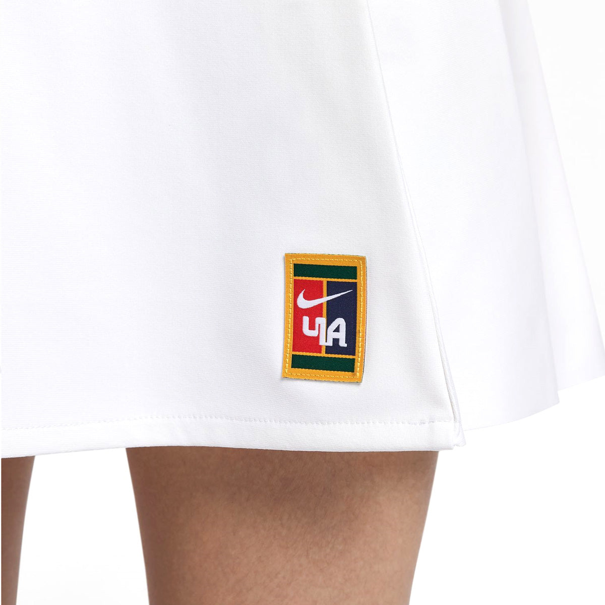 YOON Women's White Skirt - Elegant A-Line Midi Skirt for Casual Wear, Office & Summer Outfits