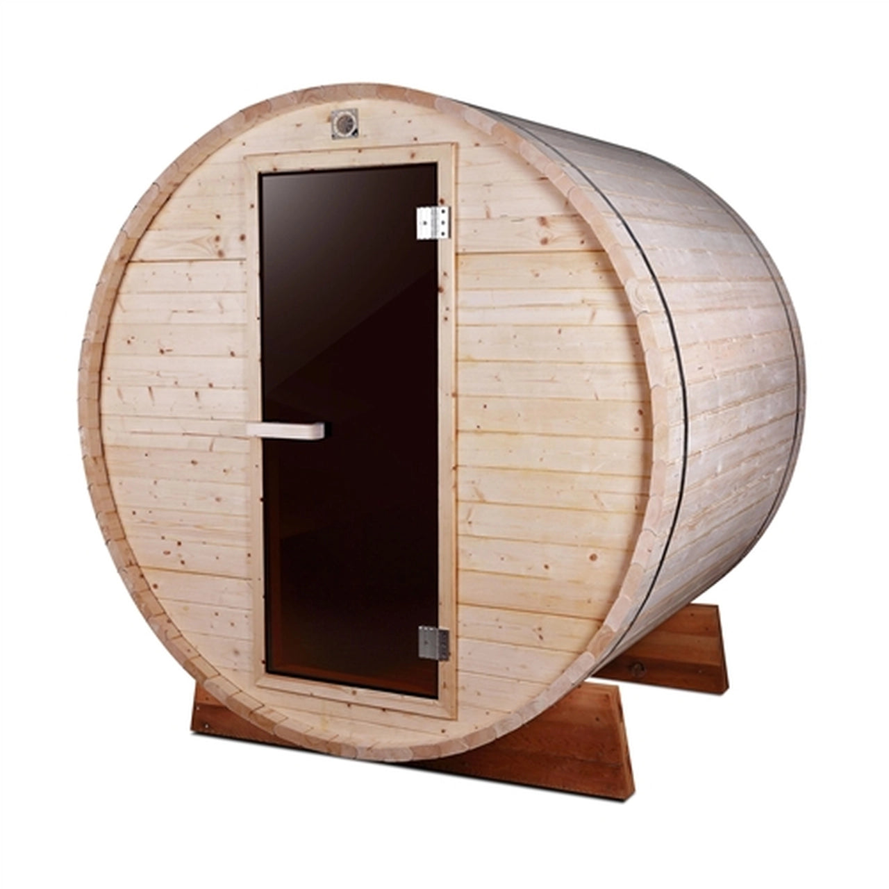 Aleko 4-Person White Pine Barrel Sauna for Outdoor & Indoor Use - 4.5 kW ETL Certified Heater - Perfect for Home Spa, Relaxation & Wellness Retreat