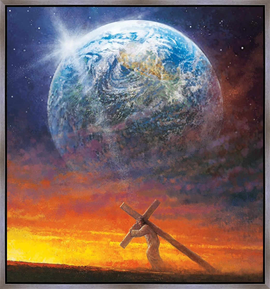 Behold The Lamb of God Gallery Wrap Canvas - Religious Wall Art for Home Decor, Church & Office - Inspirational Christian Gift for Holidays & Special Occasions
