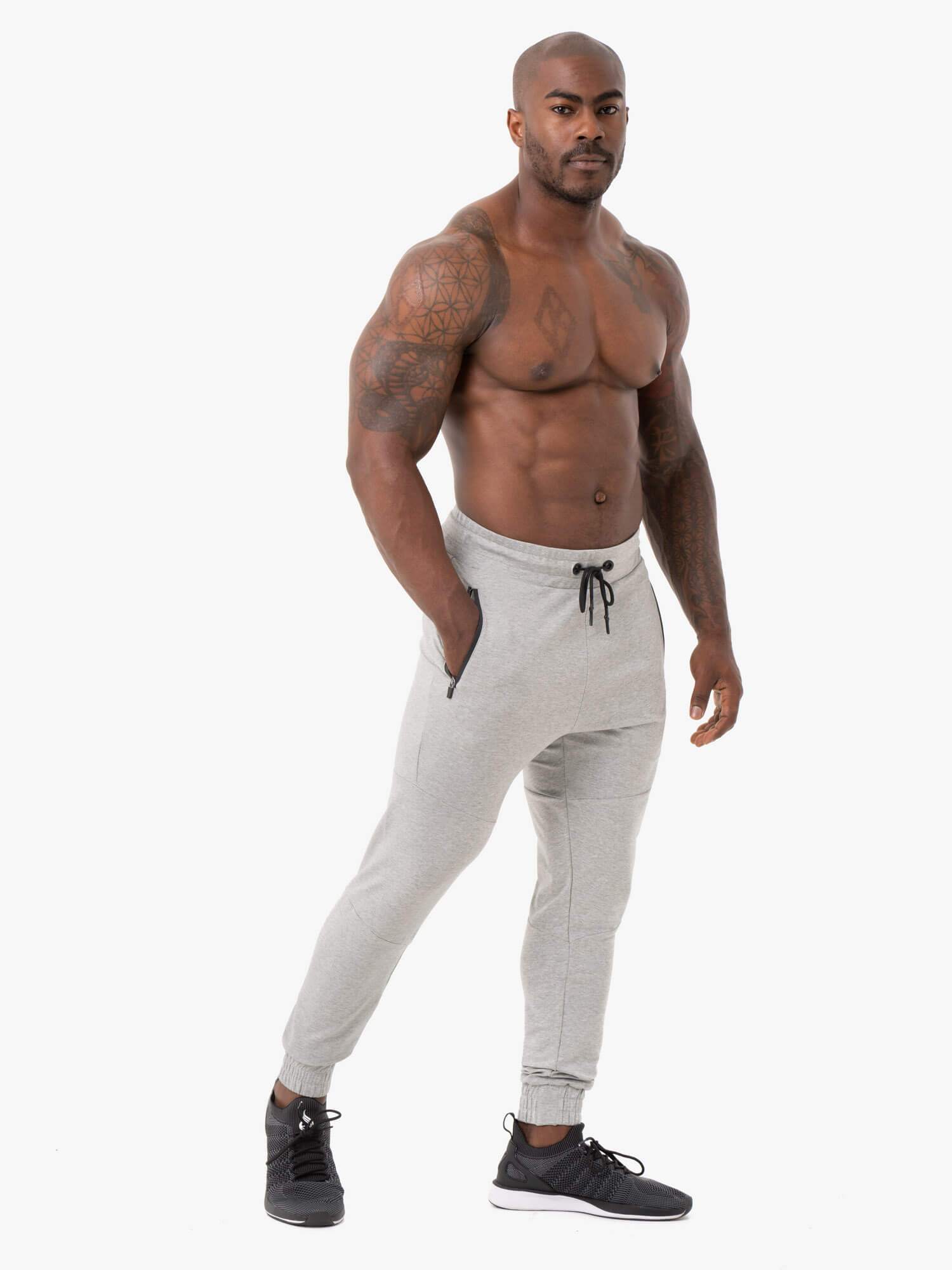 Energy Track Pants Grey Marl - Comfortable Athletic Joggers for Men & Women | Perfect for Running, Gym Workouts & Casual Wear
