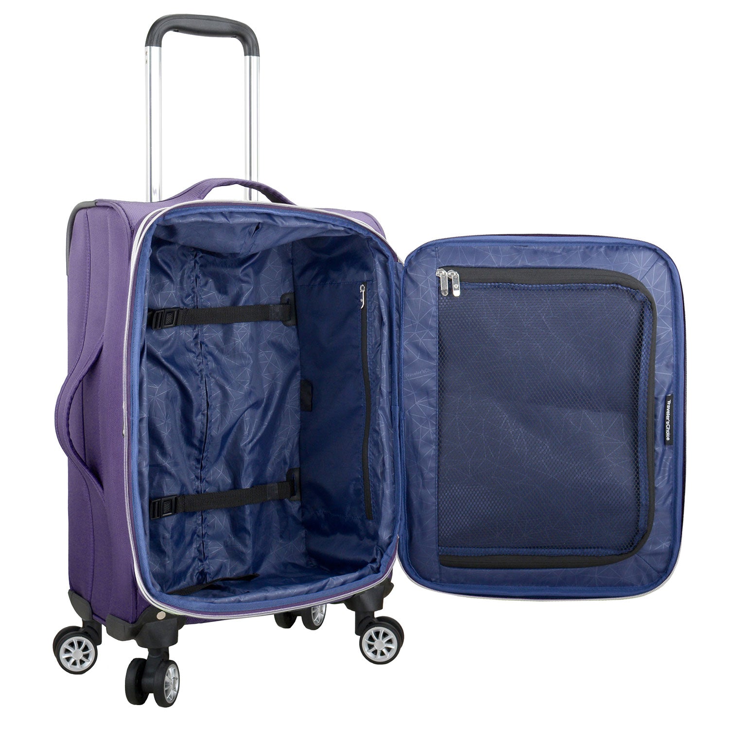 Lares 3-Piece Expandable Luggage Set with Spinner Wheels - Perfect for International Travel & Family Vacations