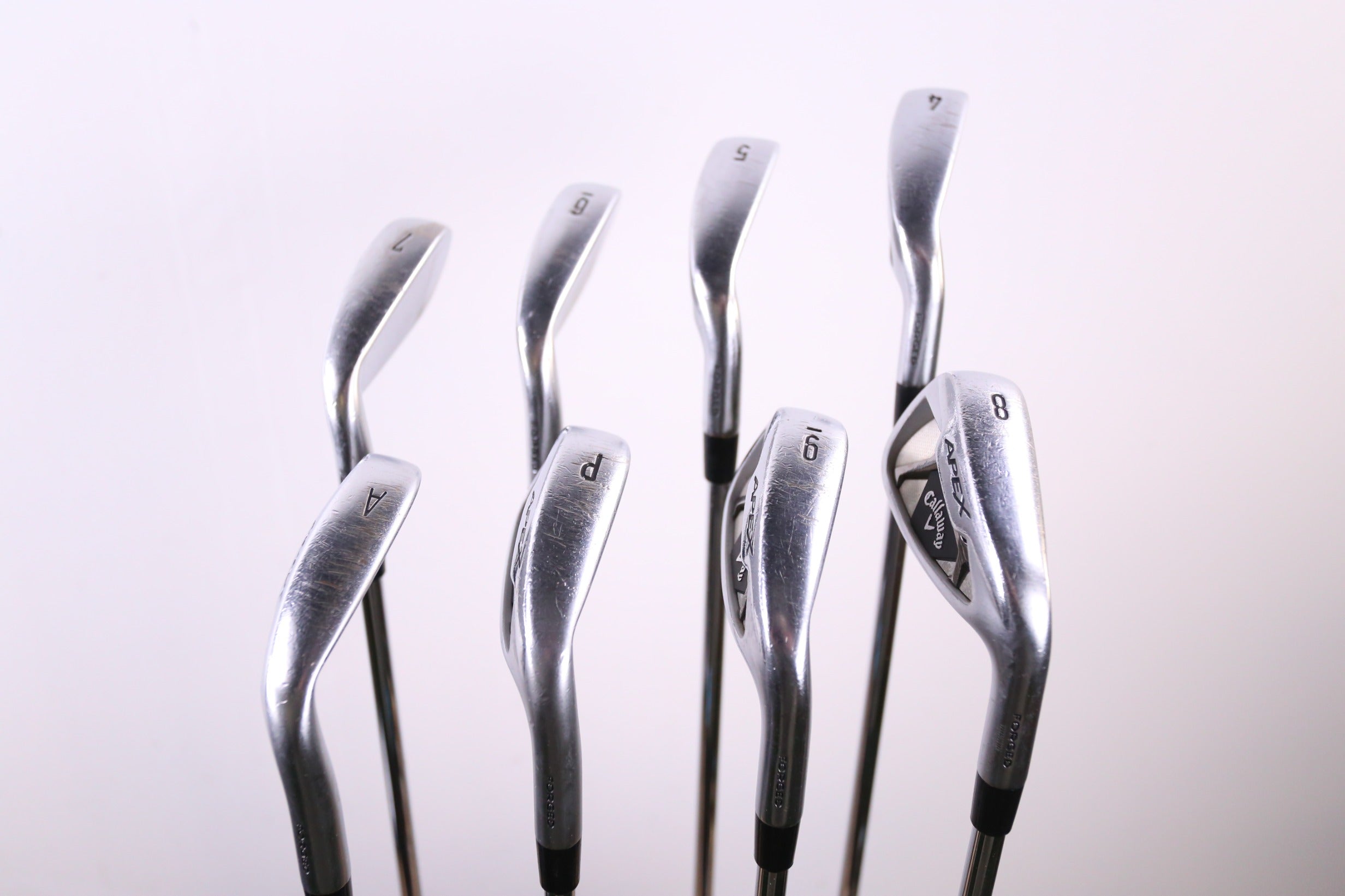 Used Callaway Apex 21 & Apex DCB Combo Iron Set - Right Handed 4-AW Regular Flex Golf Clubs for Men | Perfect for Mid-Handicap Players on Course & Driving Range