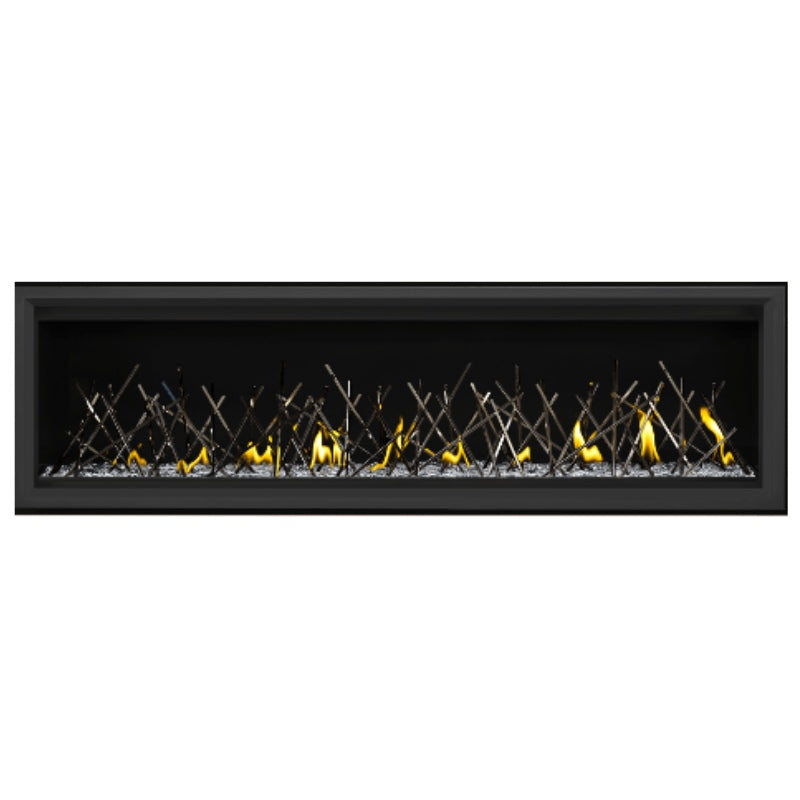 Napoleon Vector 62 Linear Direct Vent Gas Fireplace - LV62N | Modern Indoor Heating Solution for Living Rooms & Bedrooms | Energy Efficient & Stylish Home Decor