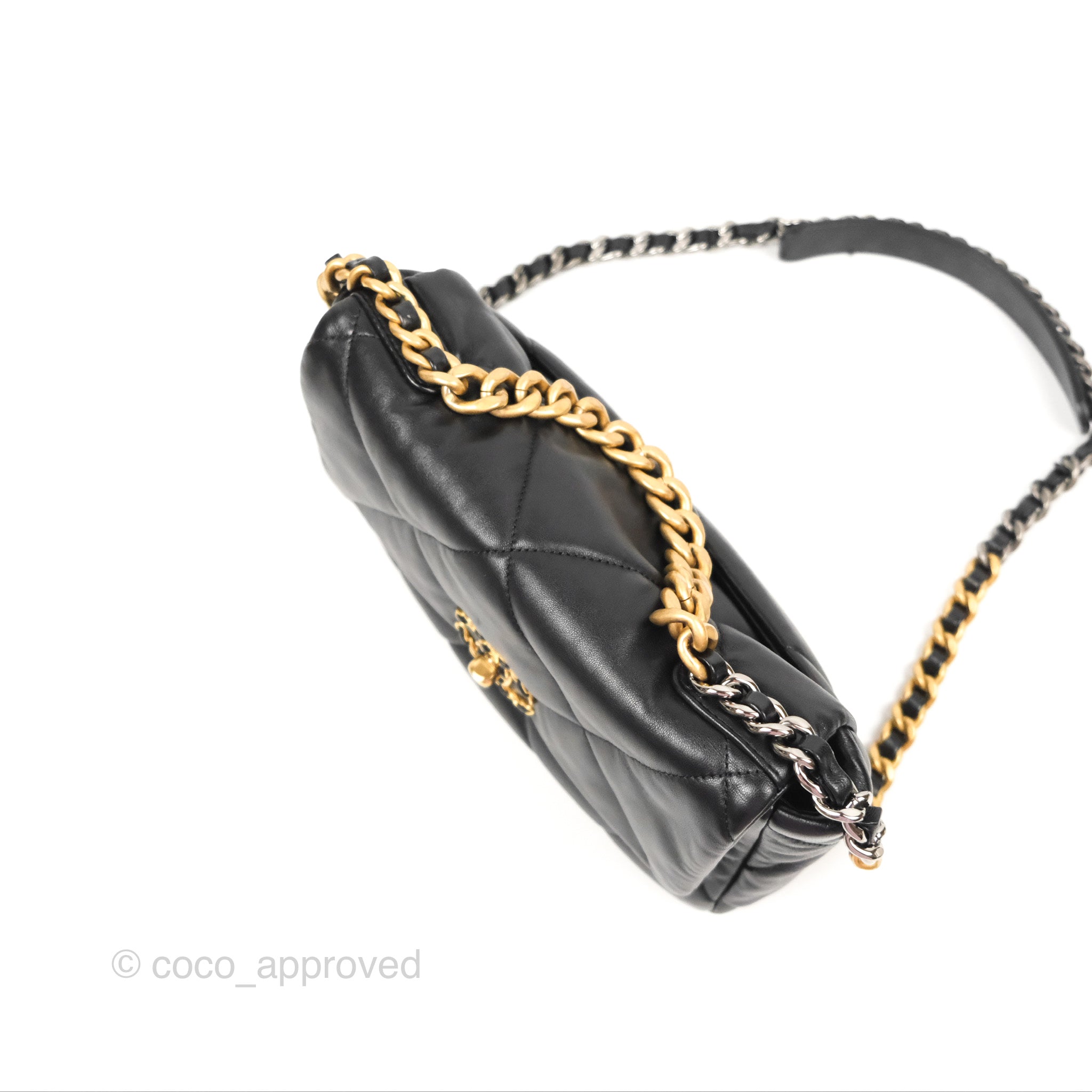 Chanel 19 Small Handbag Black Mixed Hardware - Luxury Shoulder Bag for Women, Perfect for Date Night & Evening Events
