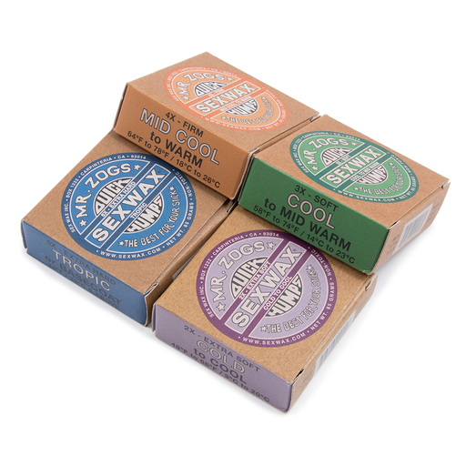 Premium Surfboard Wax - Non-Toxic, High Grip for All Water Temperatures | Ideal for Surfing, Bodyboarding & Water Sports | Sex Wax Brand