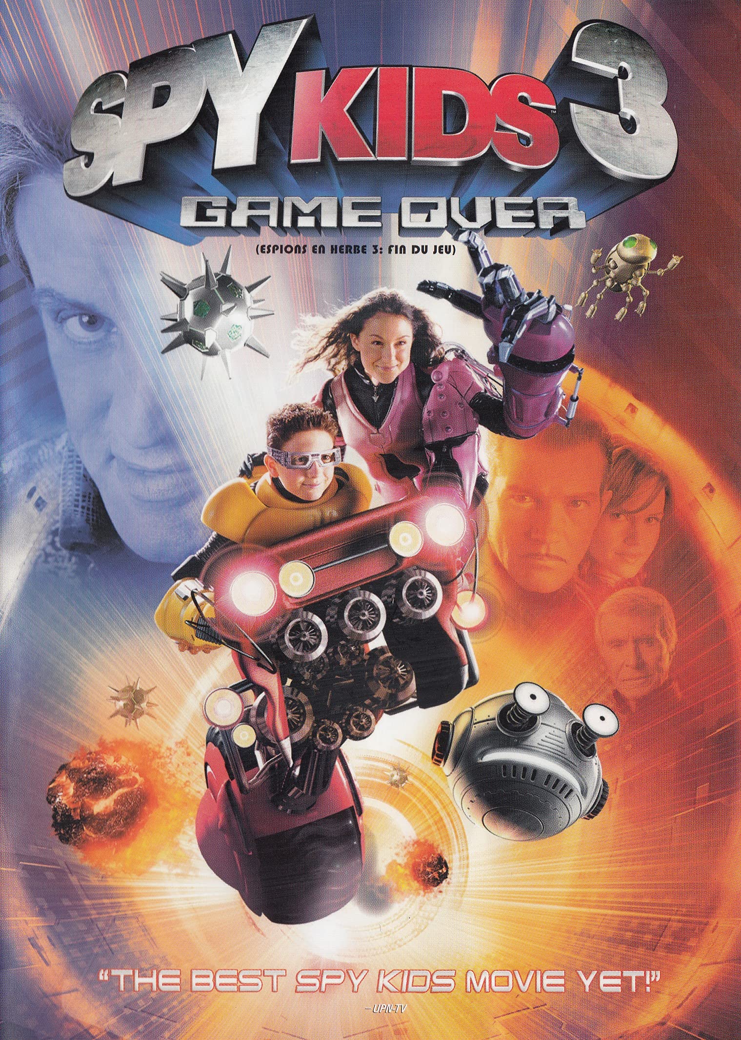 Spy Kids 3: Game Over DVD - Family Adventure Movie for Kids & Teens - Perfect for Movie Nights, Birthday Gifts & Family Entertainment