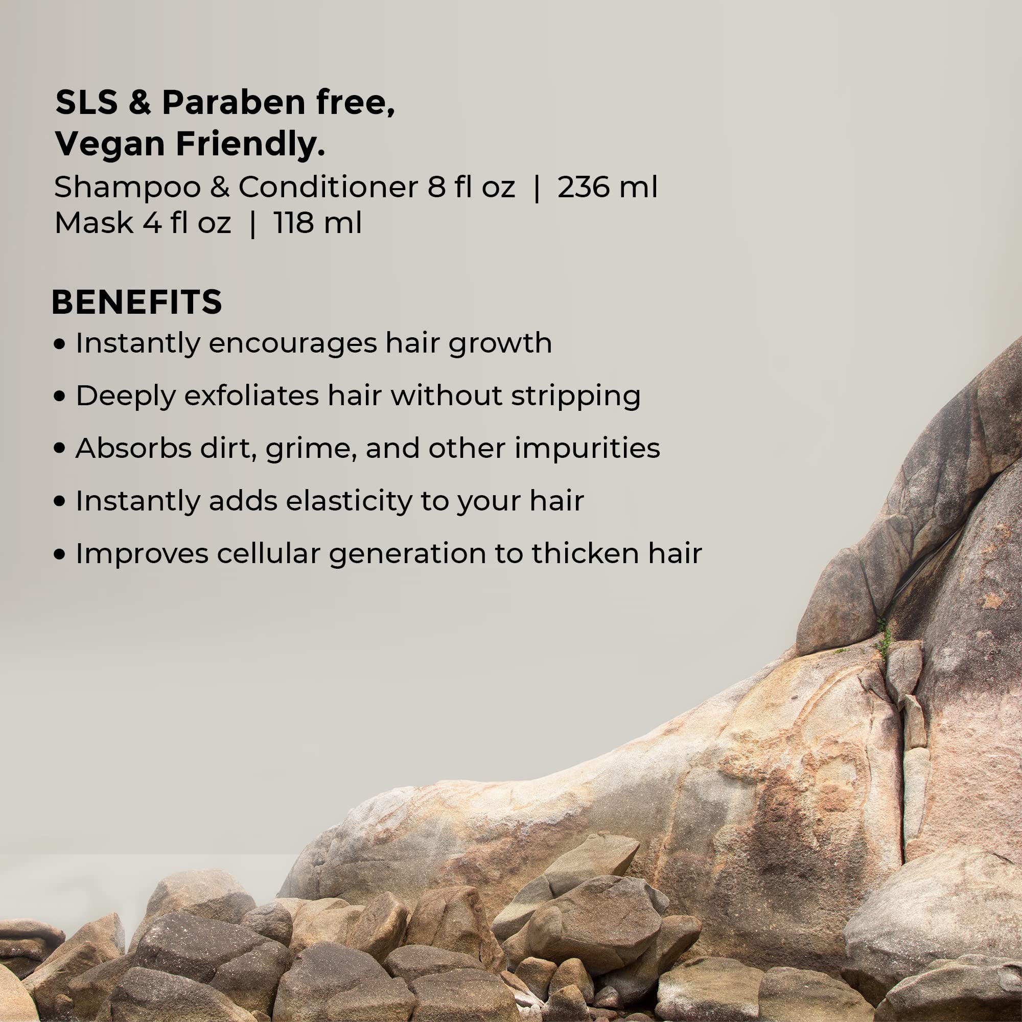 Navy Hair Care Shampoo & Conditioner Set with Hydrating Clay Mask | Repairing Kit for Damaged Hair | Strengthening Shampoo & Deep Conditioner for Dry, Brittle Hair | Perfect for Rescue Workers & Outdoor Enthusiasts