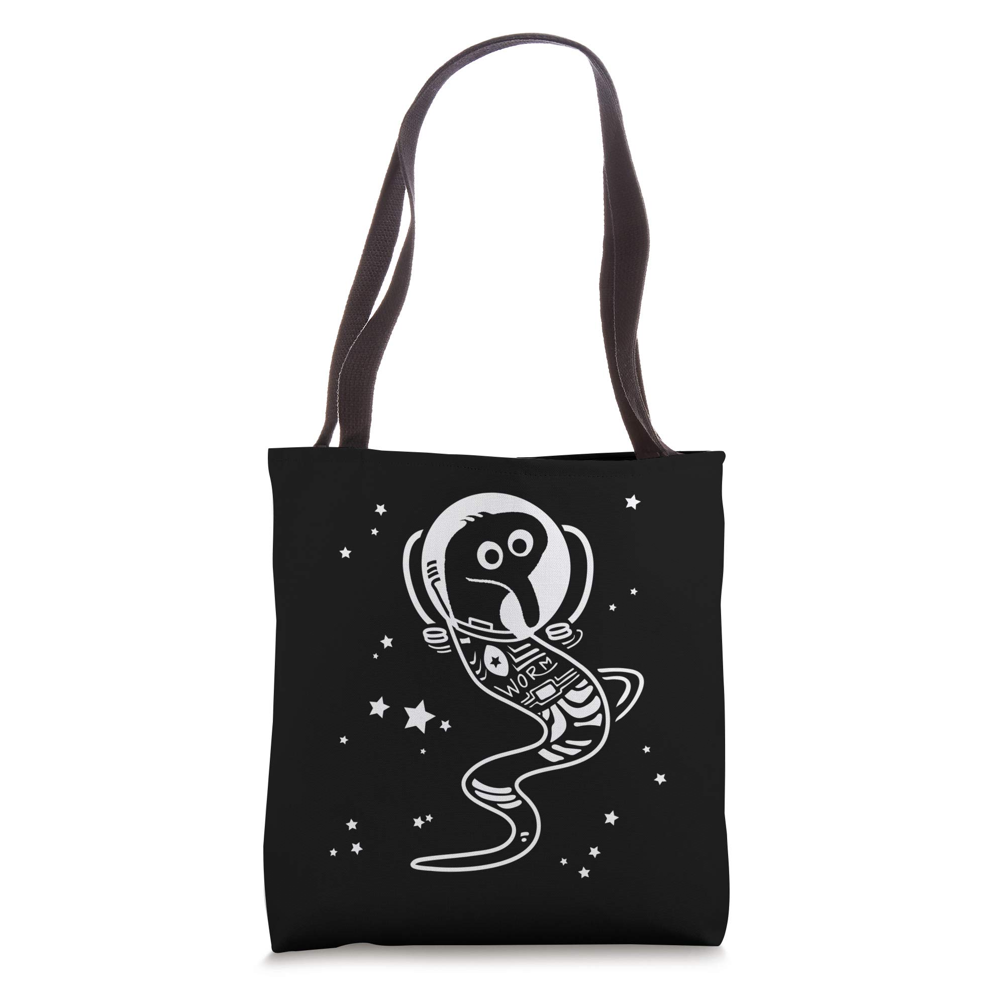 Worm On A String Meme Astronaut Retro Space Suit Tote Bag - Fun Novelty Gift for Space Lovers & Meme Enthusiasts - Perfect for Shopping, Beach Trips & Cosplay Accessories