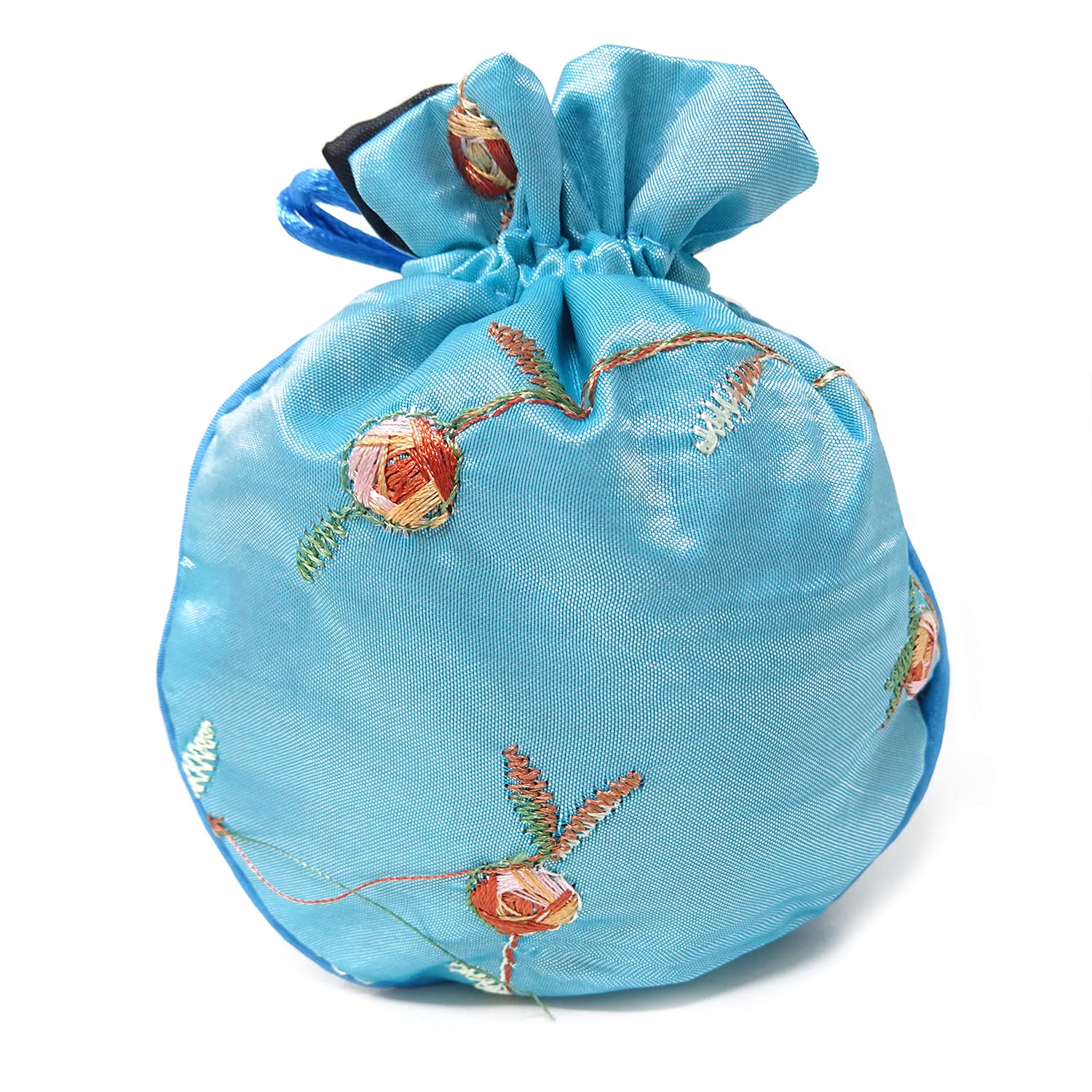 Honbay 9PCS Silk Brocade Drawstring Jewelry Pouches - Elegant Coin Purses & Gift Bags for Jewelry, Rings, Coins - Perfect for Wedding Favors, Bridesmaid Gifts & Party Giveaways