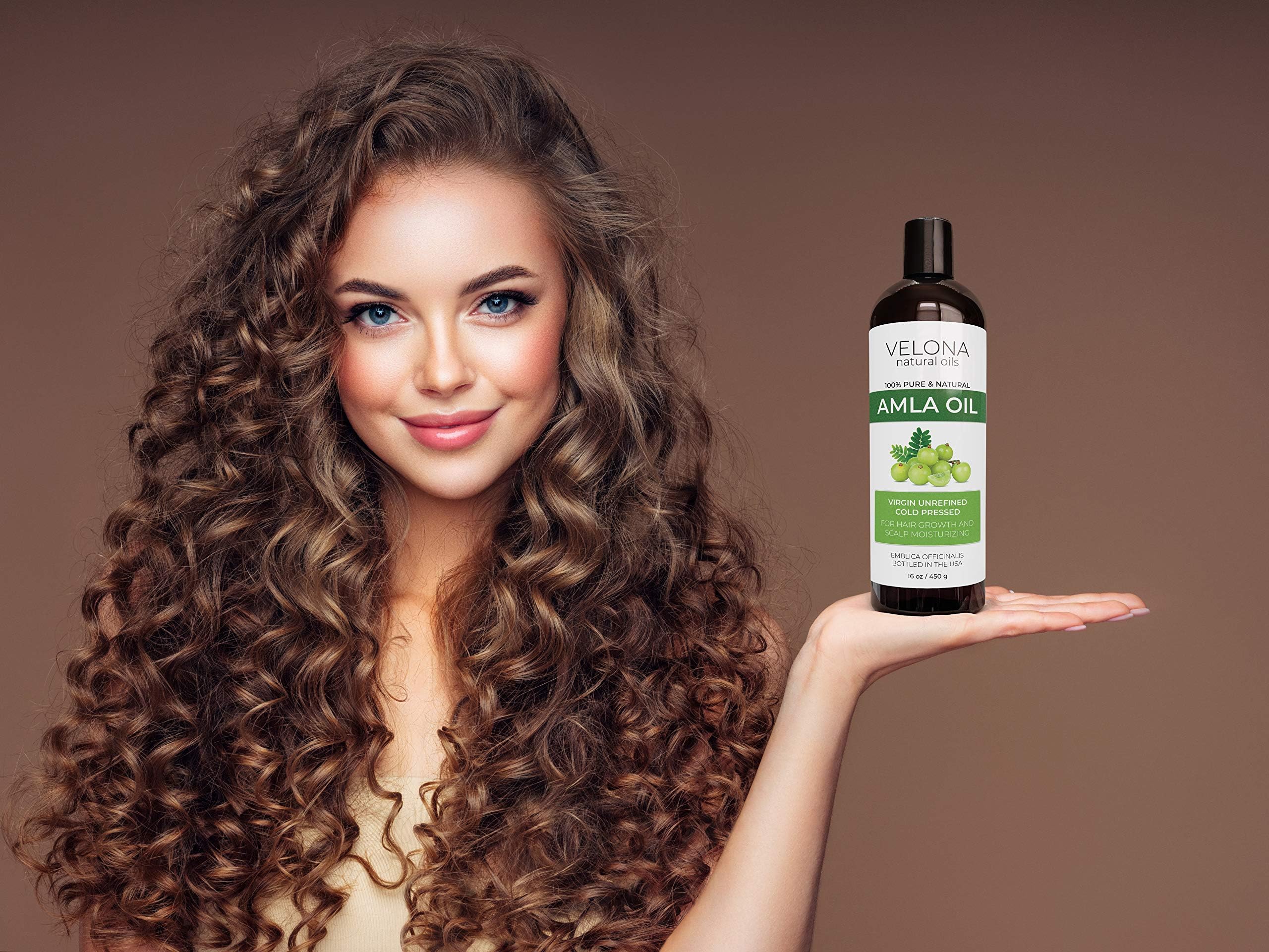 Organic Amla Oil USDA Certified - 8 oz | 100% Pure Cold Pressed Virgin Oil for Hair Growth, Skin & Face Care | Unrefined Natural Carrier Oil | Promotes Healthy Scalp & Shiny Hair | Perfect for Daily Hair Treatment & Massage Therapy