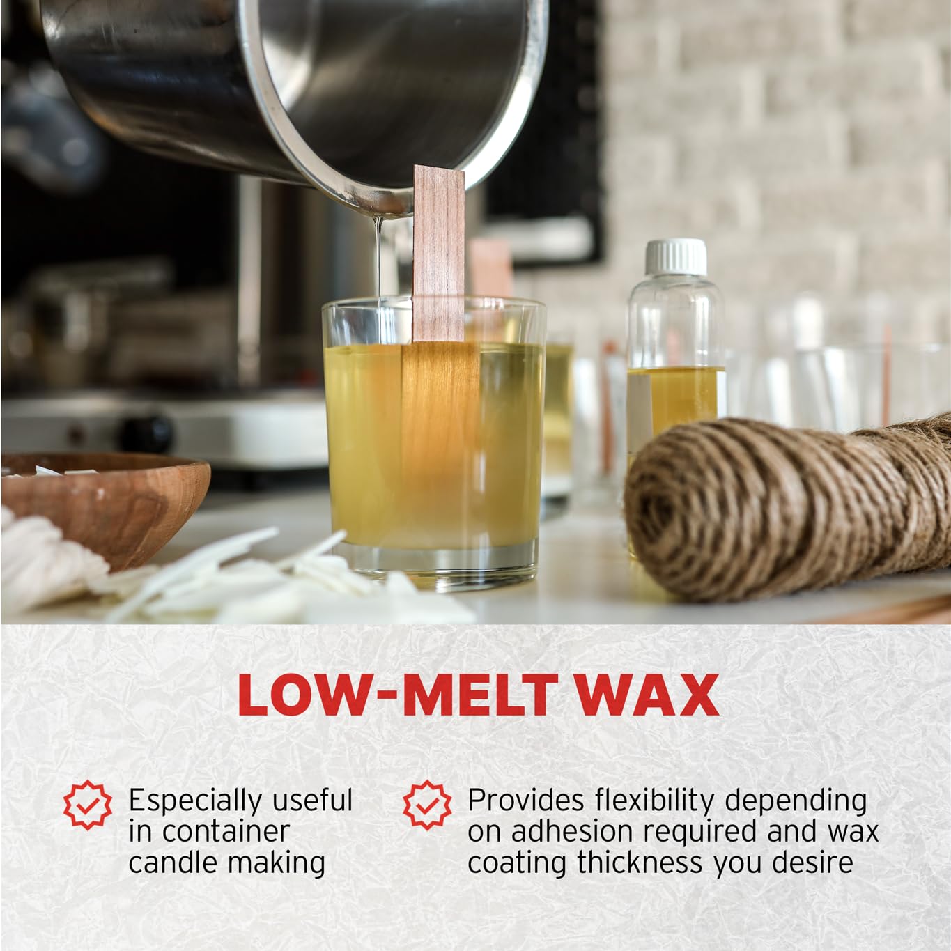 Premium Paraffin Wax for Candle Making - 10 lb Pack of Easy-Melt Wax Pastilles (127°F Melt Point) - Ideal for DIY Candles, Home Fragrance & Craft Projects