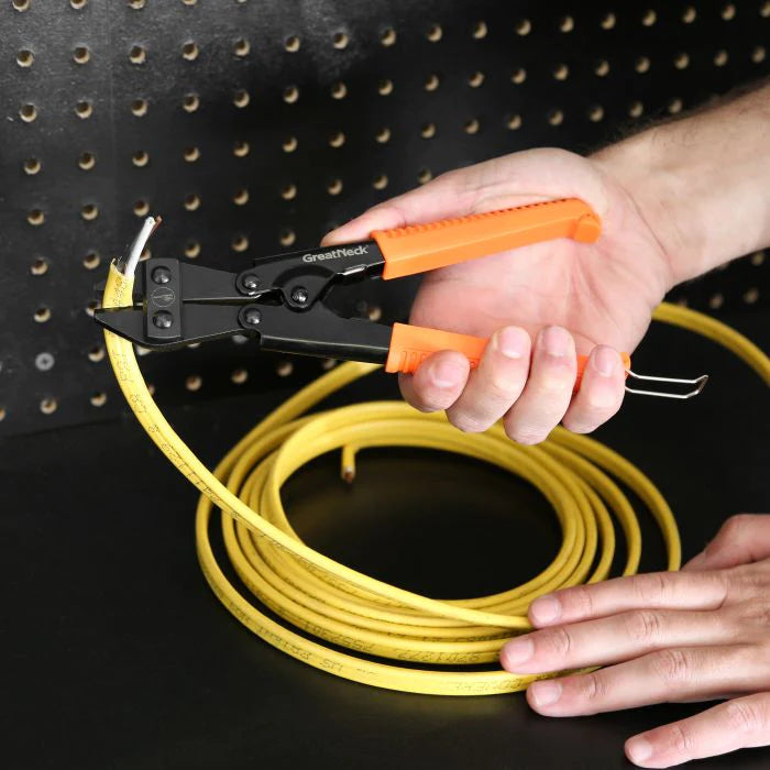 GreatNeck BC8 8-Inch Mini Bolt Cutters - Heavy Duty Steel Wire & Padlock Cutter for DIY, Home Repair, and Emergency Use