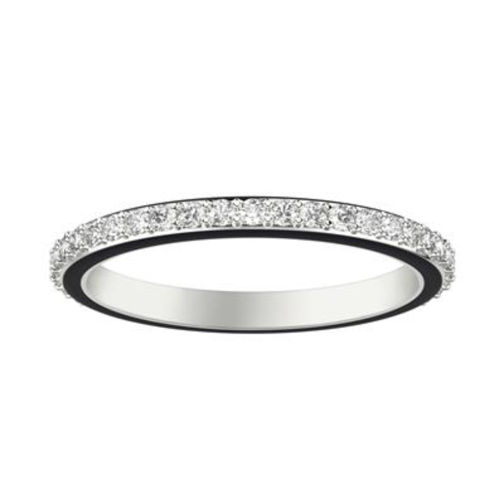 14K Gold Diamond Eternity Wedding Band for Women - Classic Stackable Ring for Bridal, Anniversary & Engagement Jewelry Gifts - Perfect for Everyday Wear & Special Occasions