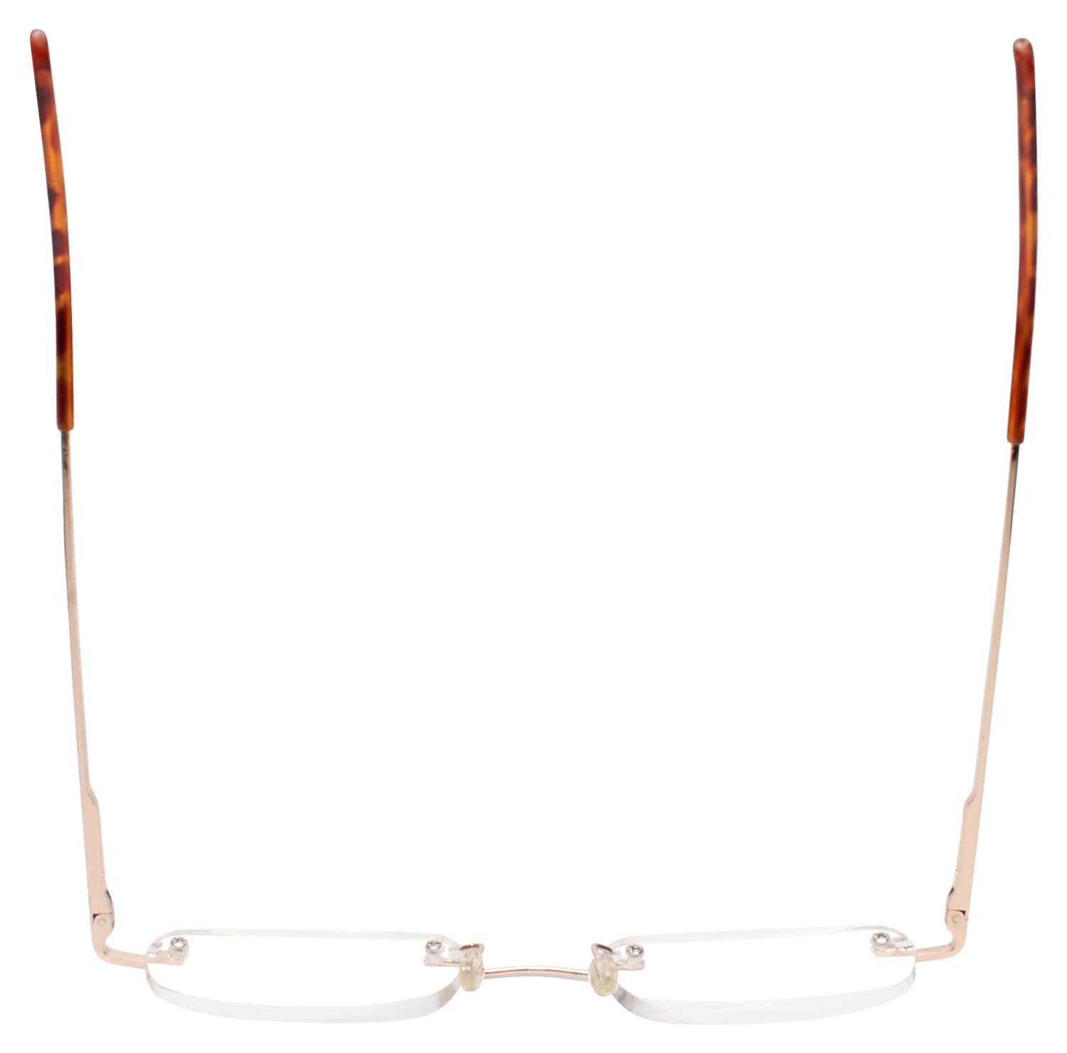 Calabria LT 1 Compact Reading Glasses with Case - Lightweight Folding Readers for Men & Women - Perfect for Reading, Travel, and Office Use