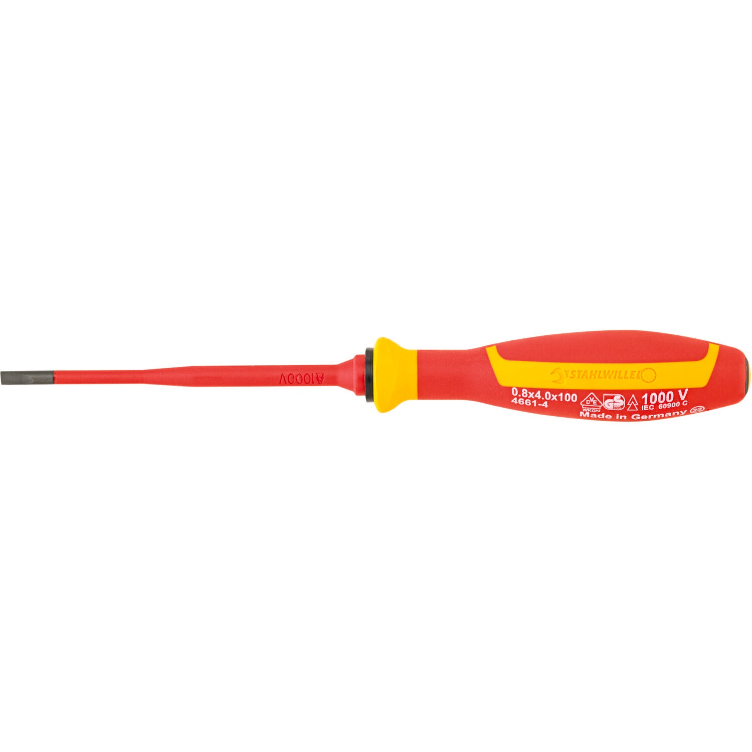 Stahlwille 96838816 VDE Screwdriver Set DRALL+ 4695 VDE - Professional Insulated Screwdrivers for Electricians & DIY Electrical Work