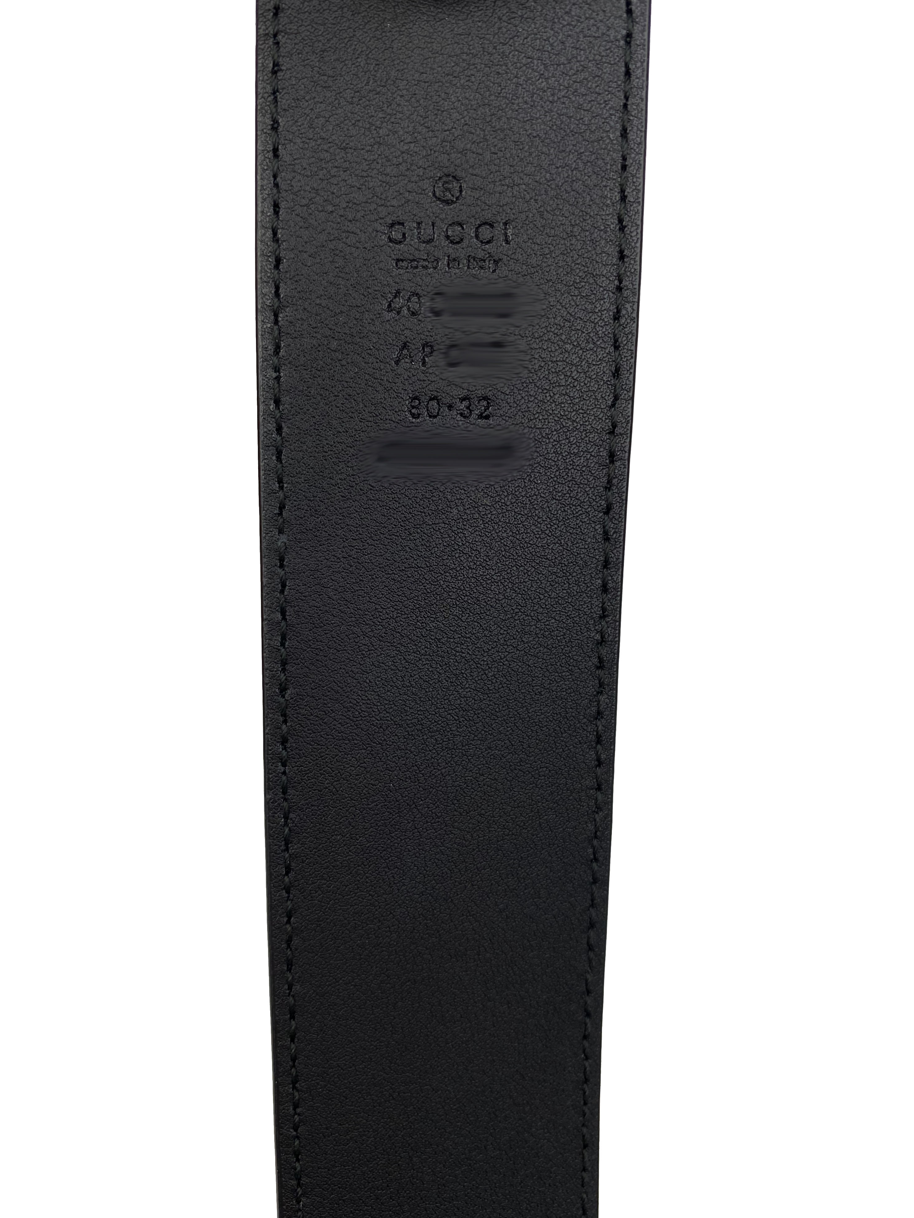 Gucci GG Black Marmont Belt with Shiny Gold Buckle - 80cm Genuine Leather Waist Belt for Women | Perfect for Jeans, Dresses & Office Wear